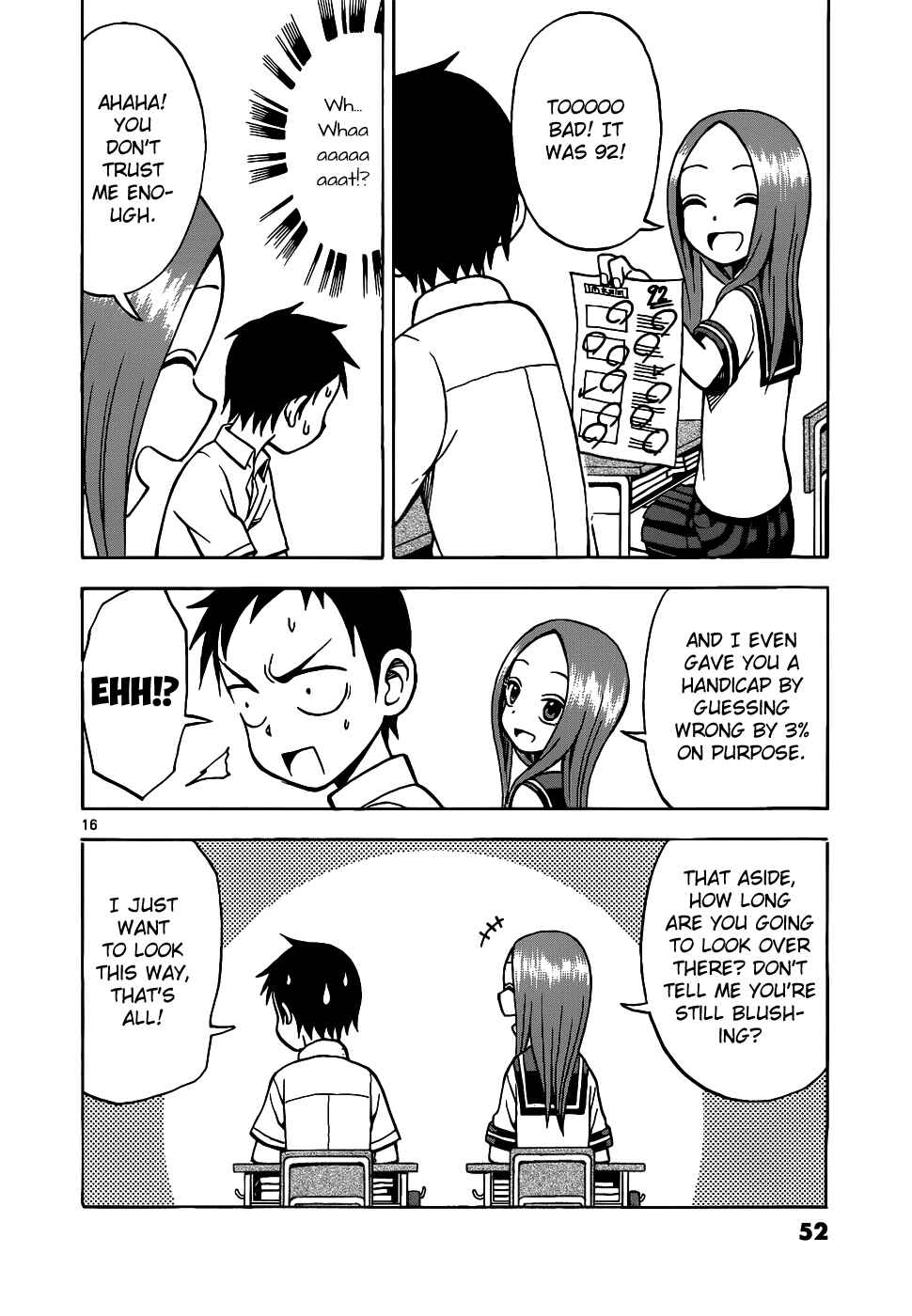 Karakai Jouzu no Takagi-san Chapter 12 page 16
