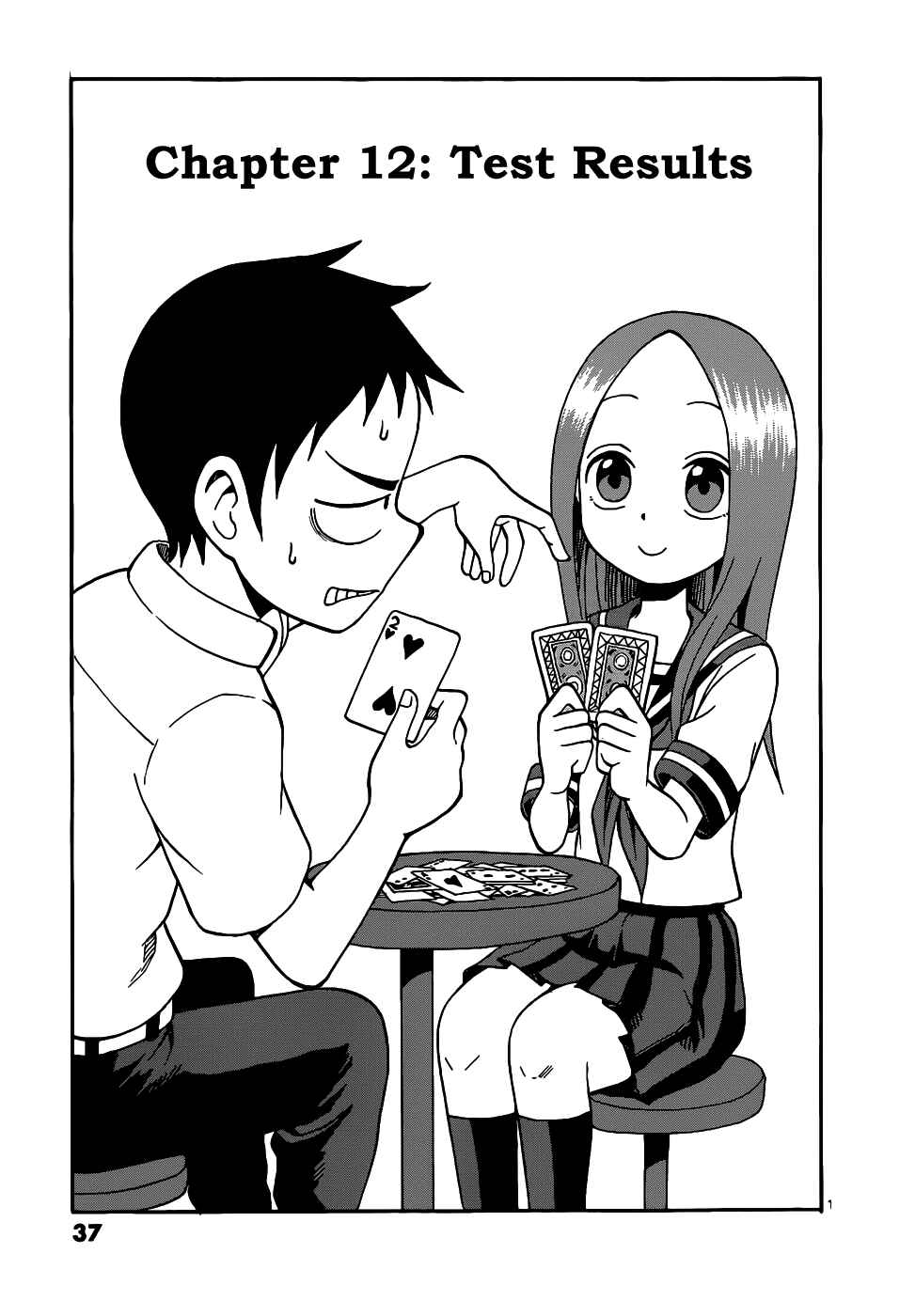 Karakai Jouzu no Takagi-san Chapter 12 page 1