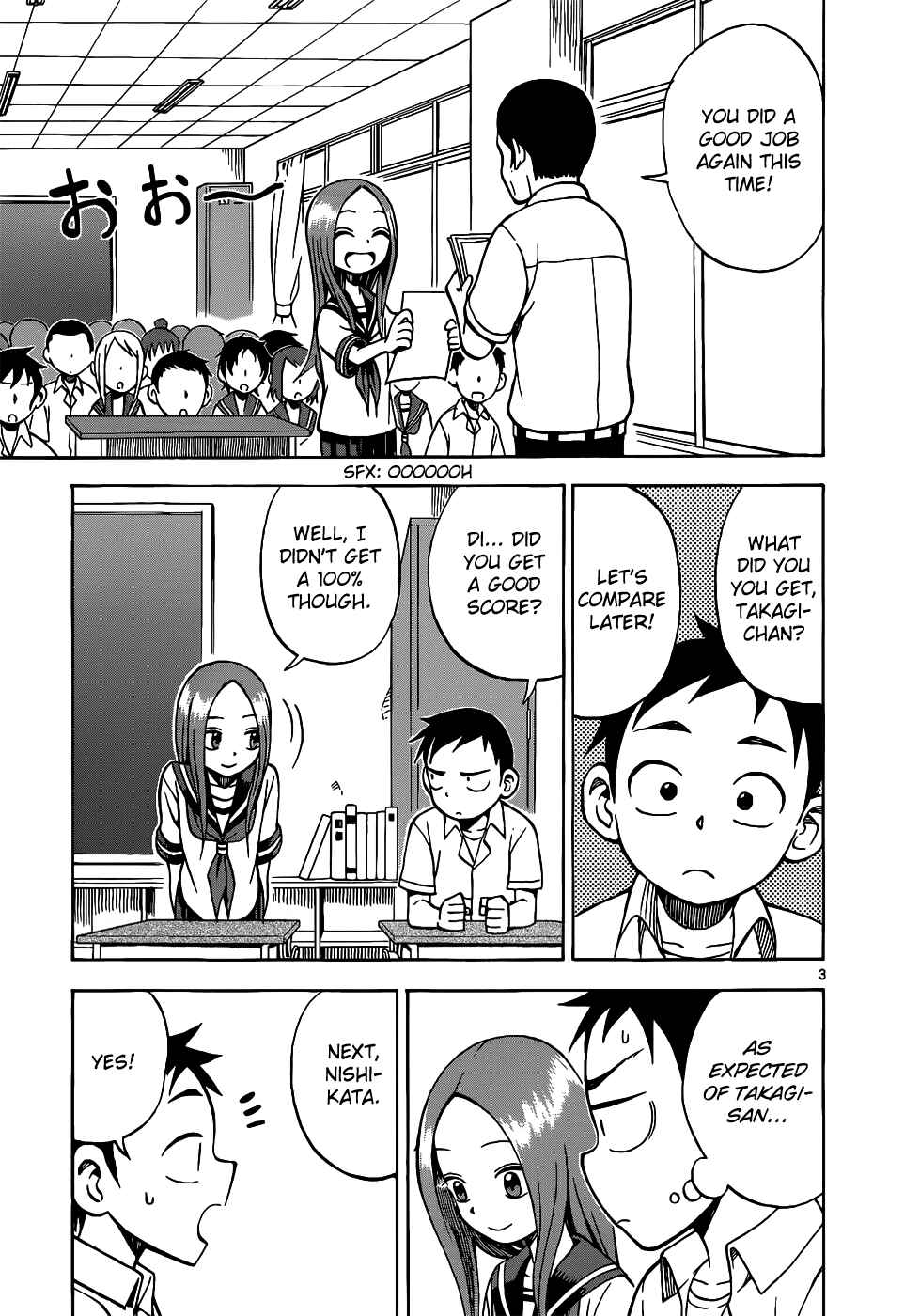 Karakai Jouzu no Takagi-san Chapter 12 page 3