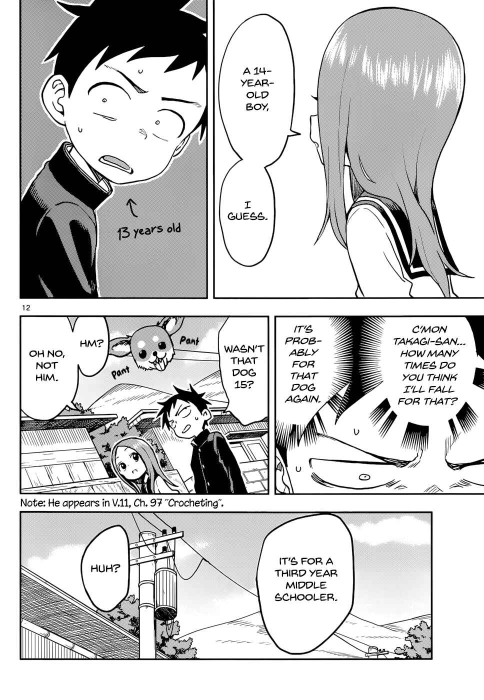 Karakai Jouzu no Takagi-san Chapter 122 page 11