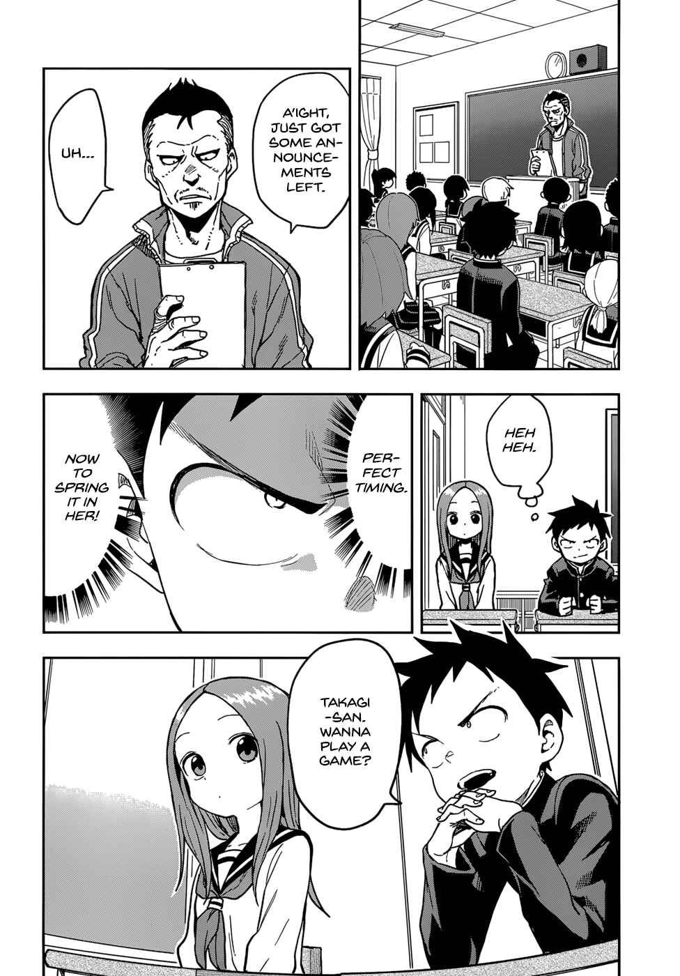 Karakai Jouzu no Takagi-san Chapter 135 page 1