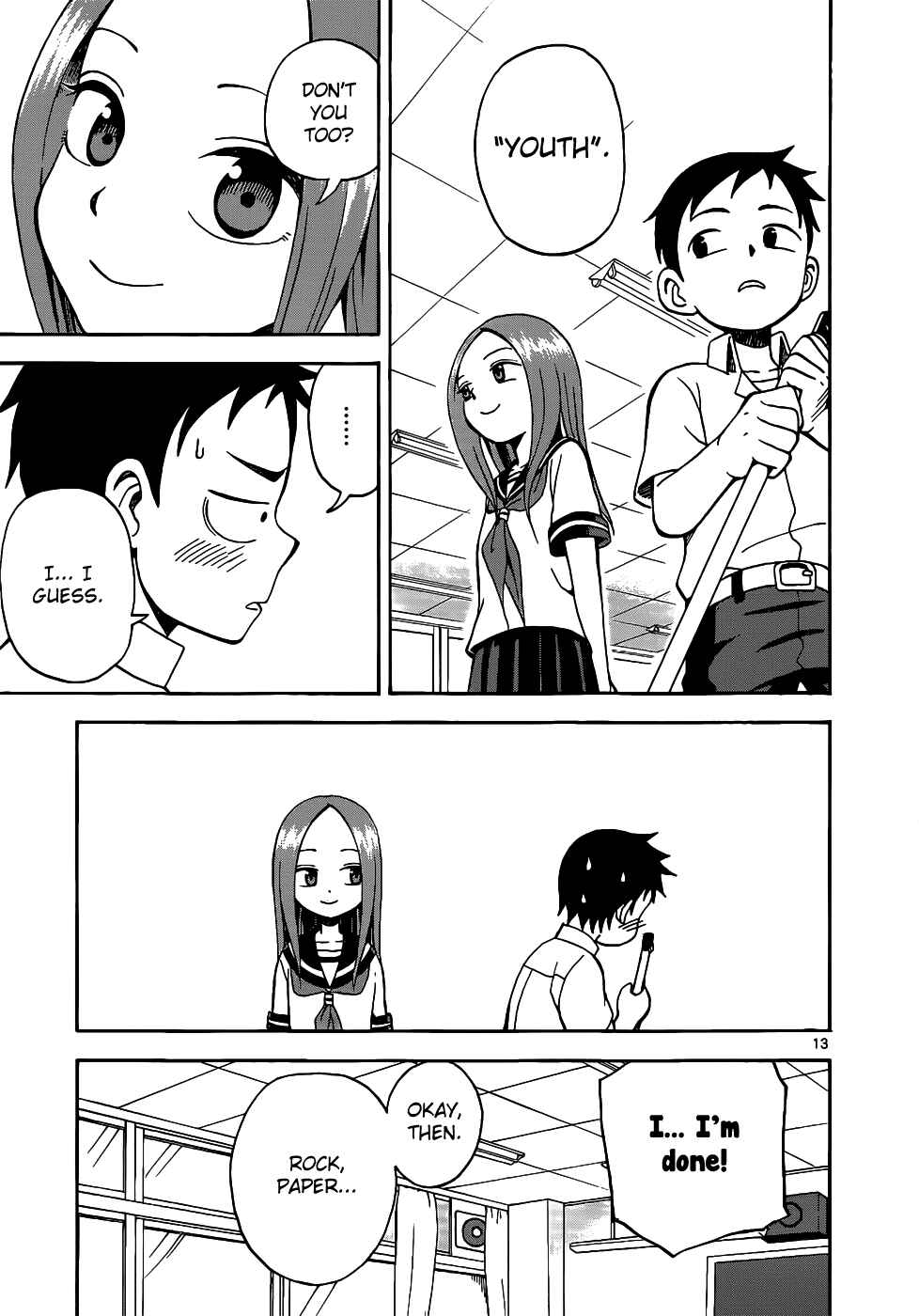 Karakai Jouzu no Takagi-san Chapter 14 page 13
