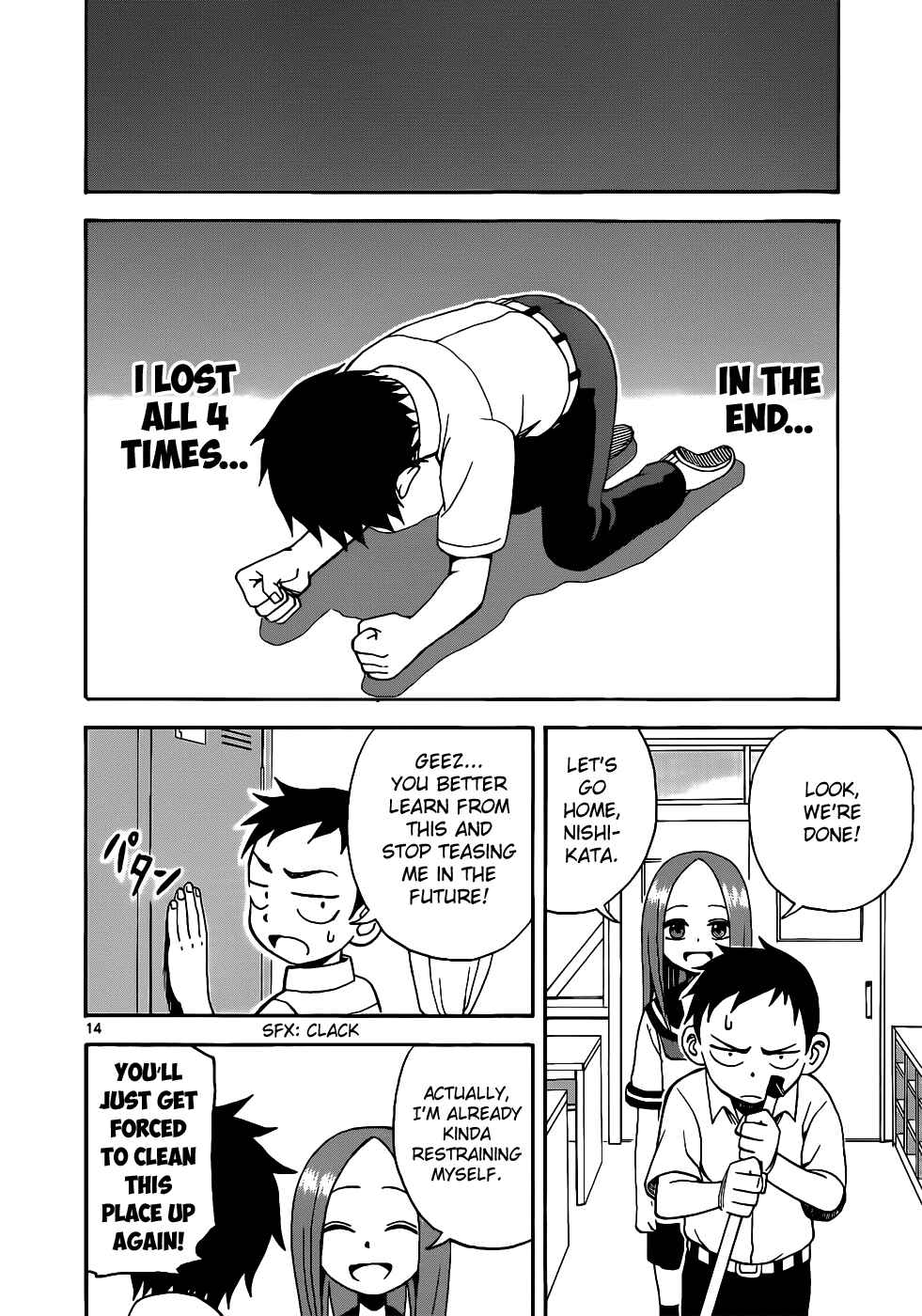 Karakai Jouzu no Takagi-san Chapter 14 page 14