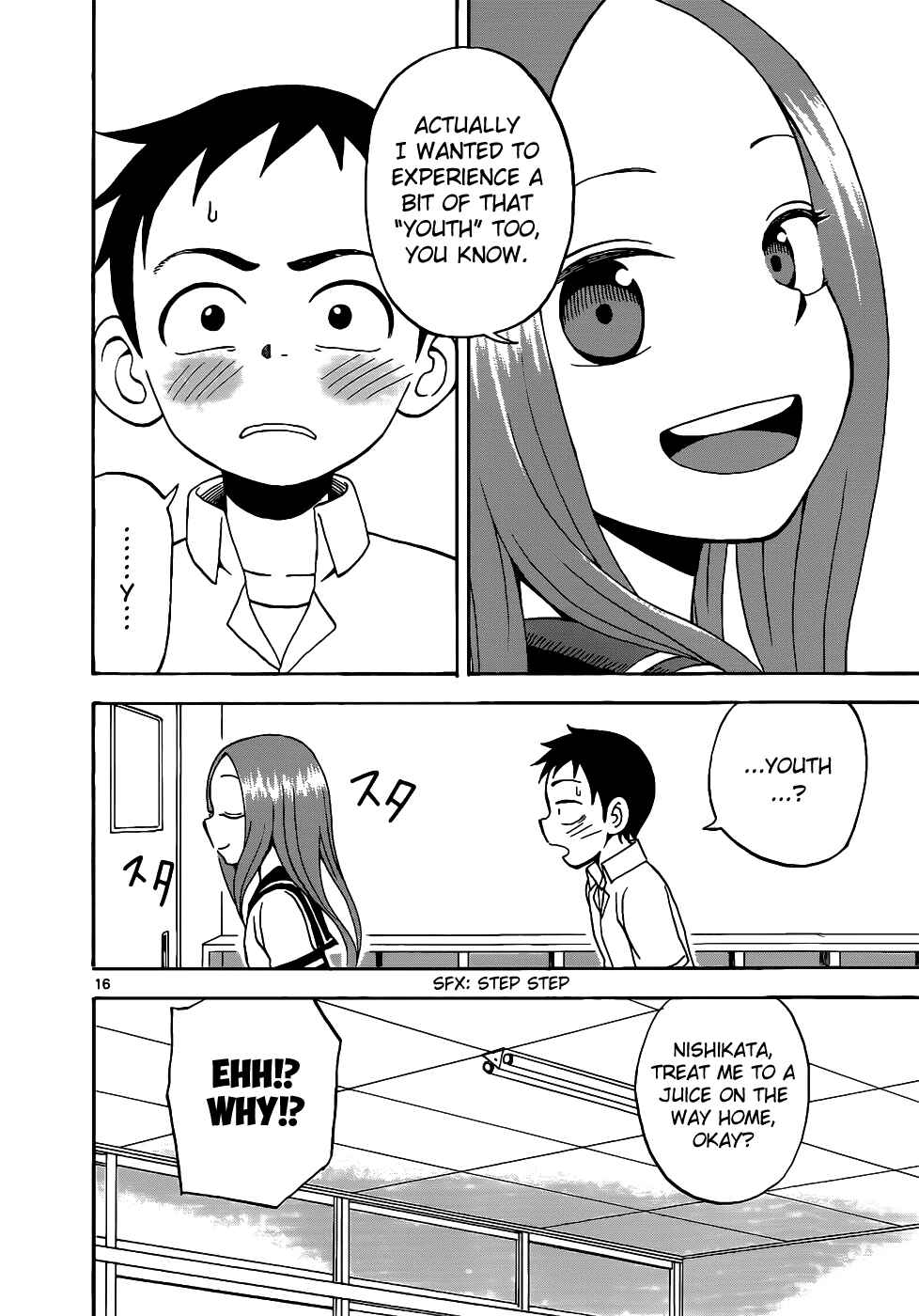 Karakai Jouzu no Takagi-san Chapter 14 page 16