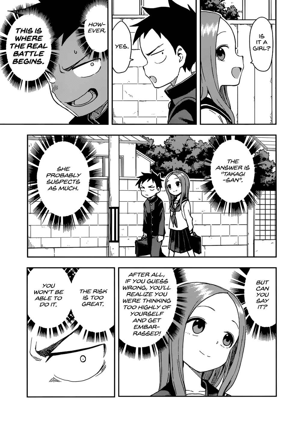 Karakai Jouzu no Takagi-san Chapter 143 page 6