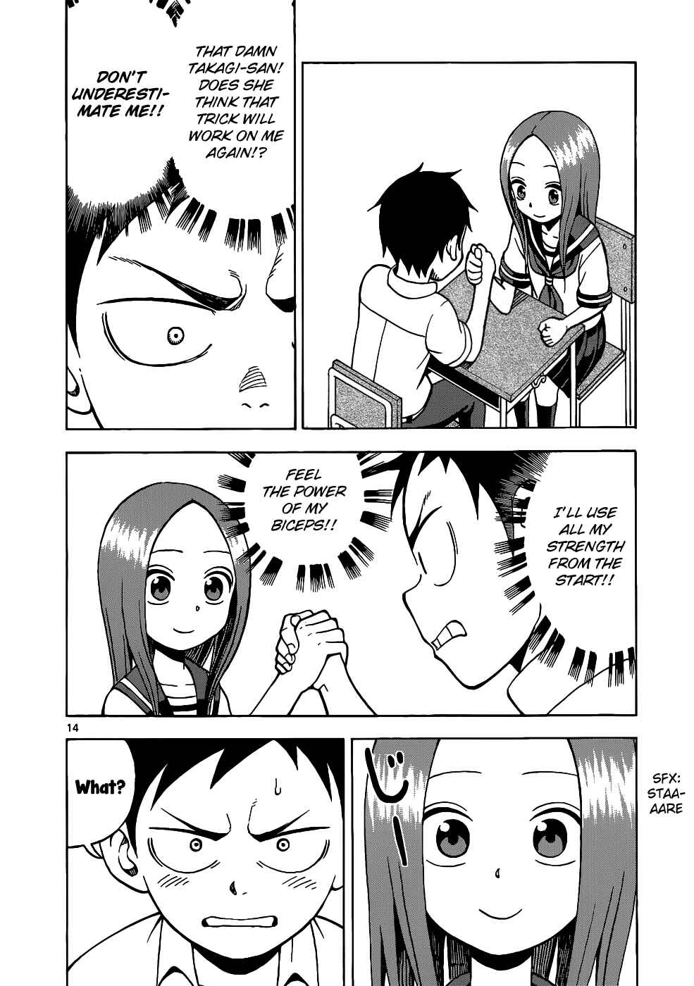 Karakai Jouzu no Takagi-san Chapter 16 page 14