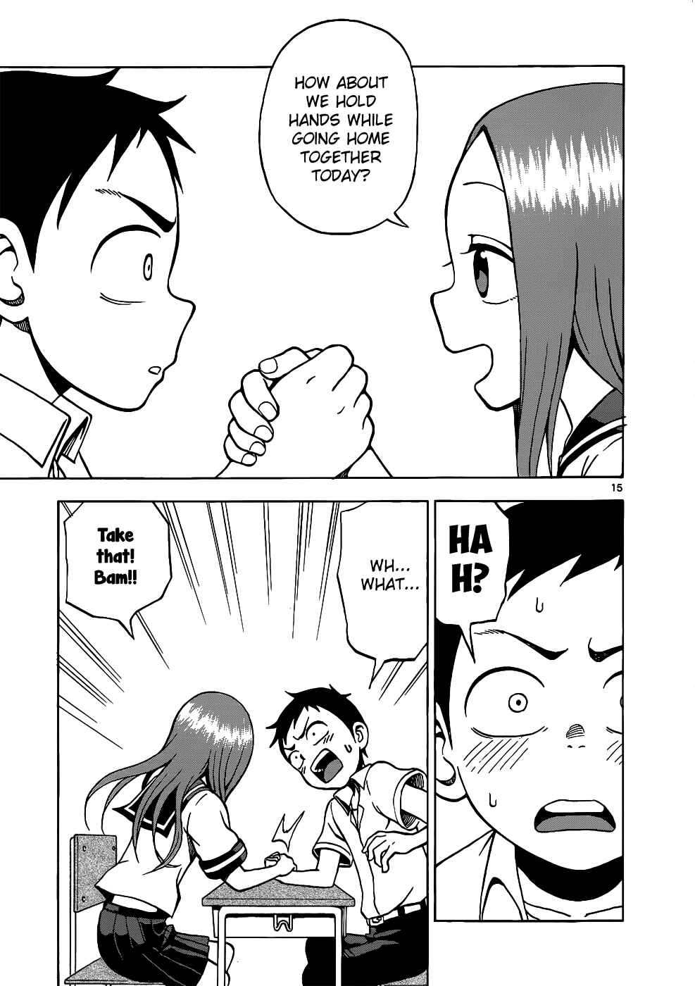 Karakai Jouzu no Takagi-san Chapter 16 page 15