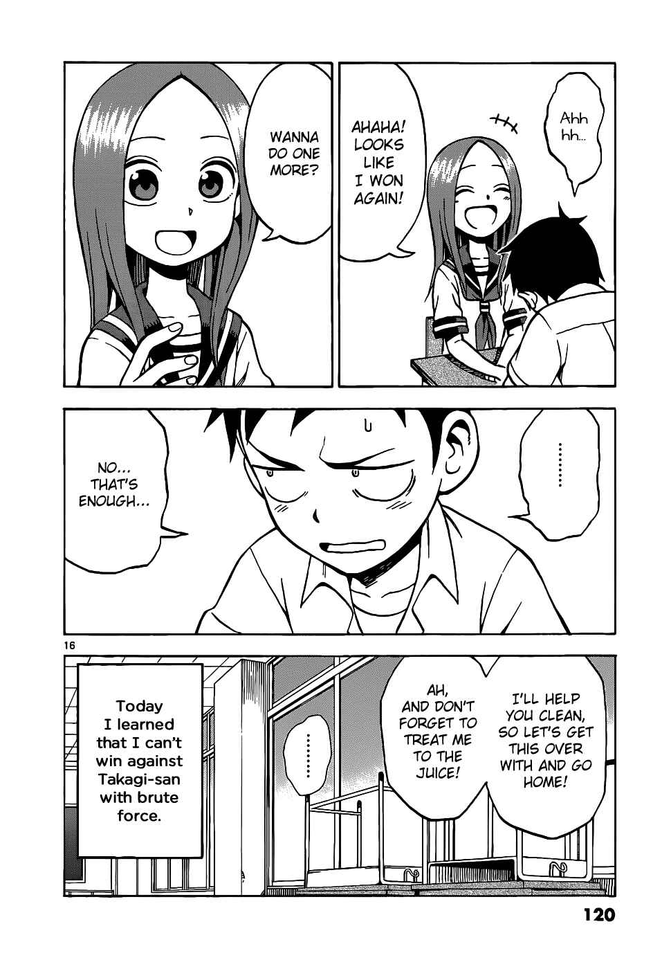 Karakai Jouzu no Takagi-san Chapter 16 page 16