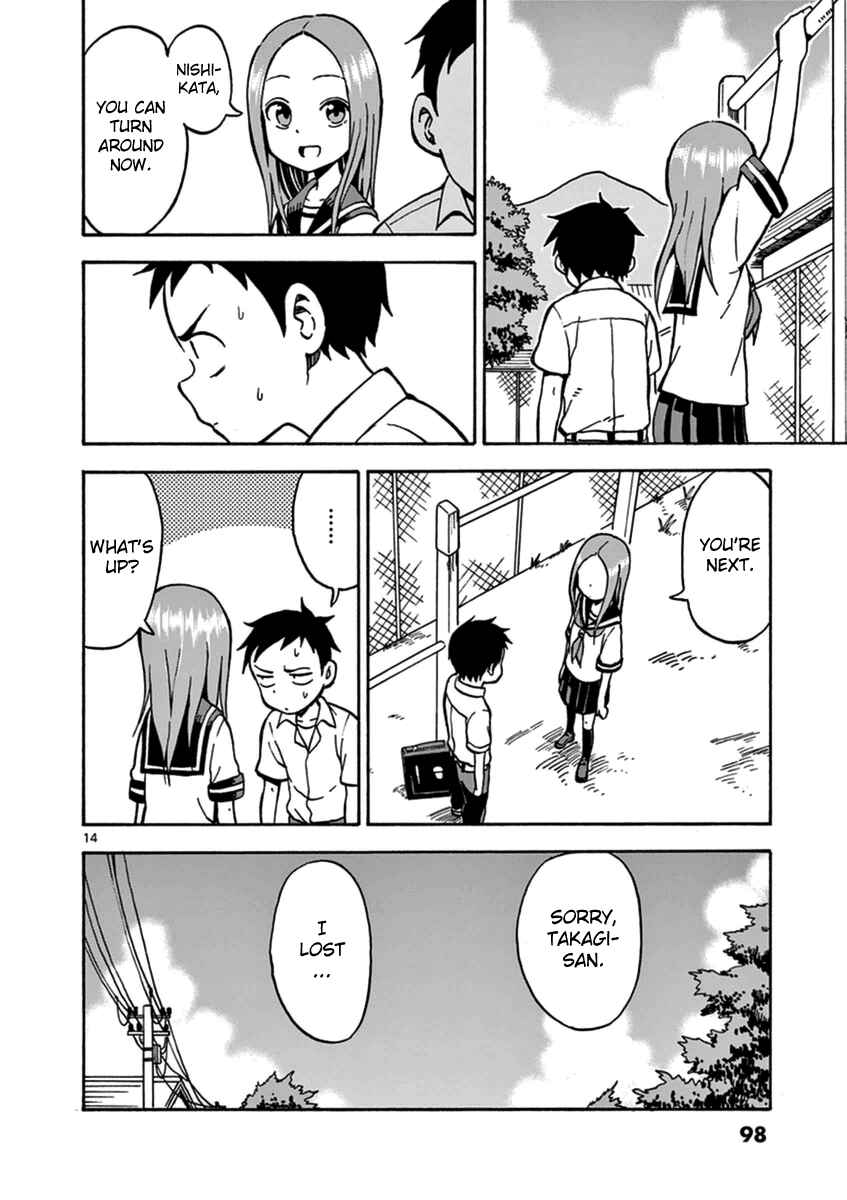 Karakai Jouzu no Takagi-san Chapter 23 page 14