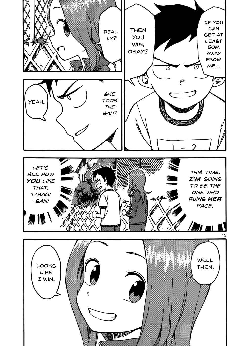Karakai Jouzu no Takagi-san Chapter 37 page 14