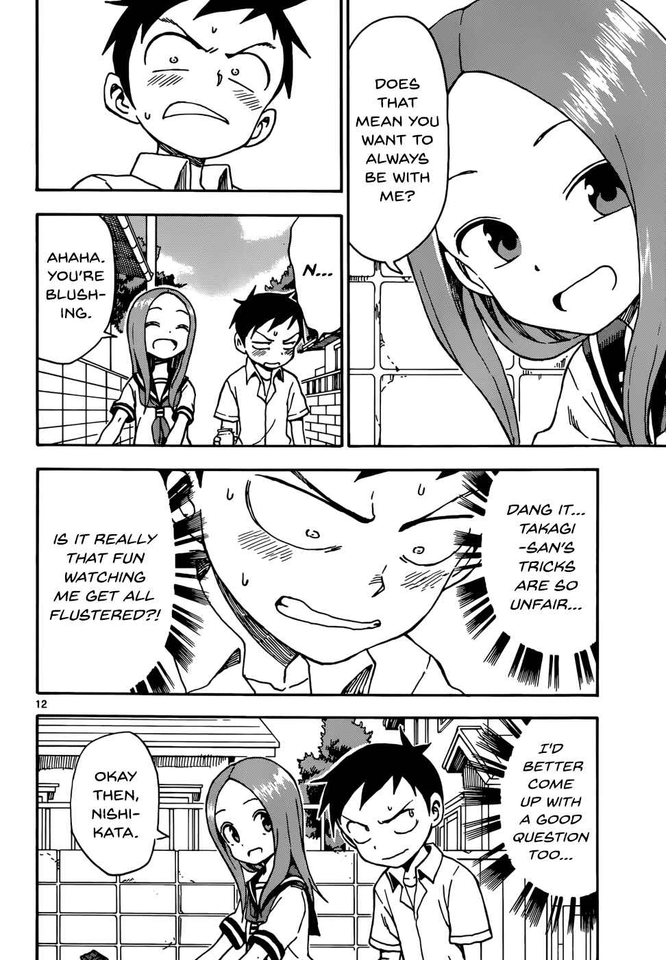 Karakai Jouzu no Takagi-san Chapter 38 page 11