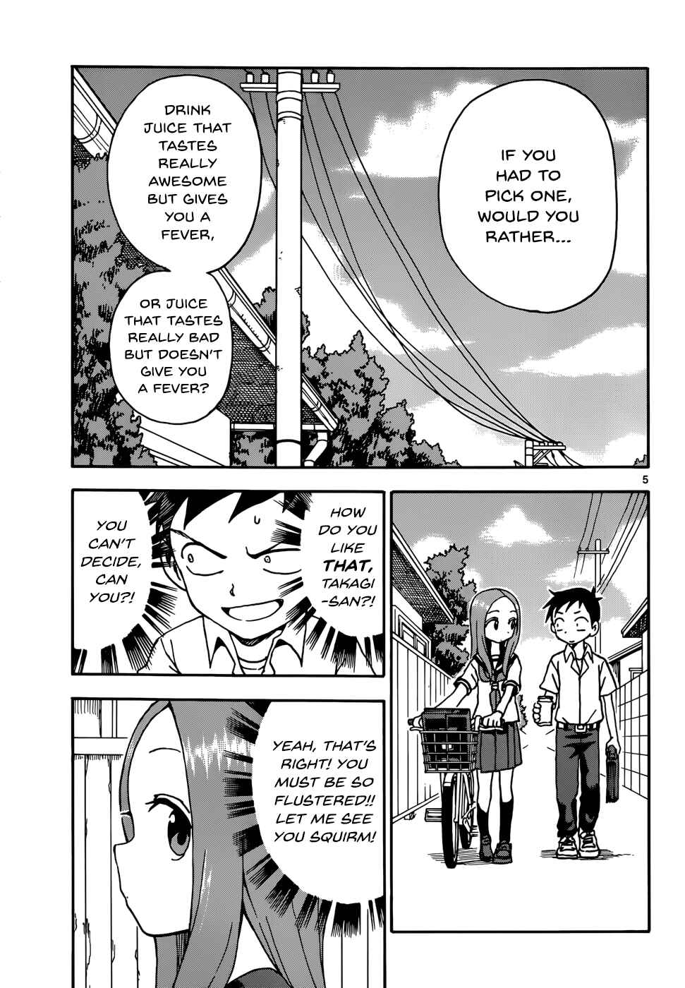 Karakai Jouzu no Takagi-san Chapter 38 page 4