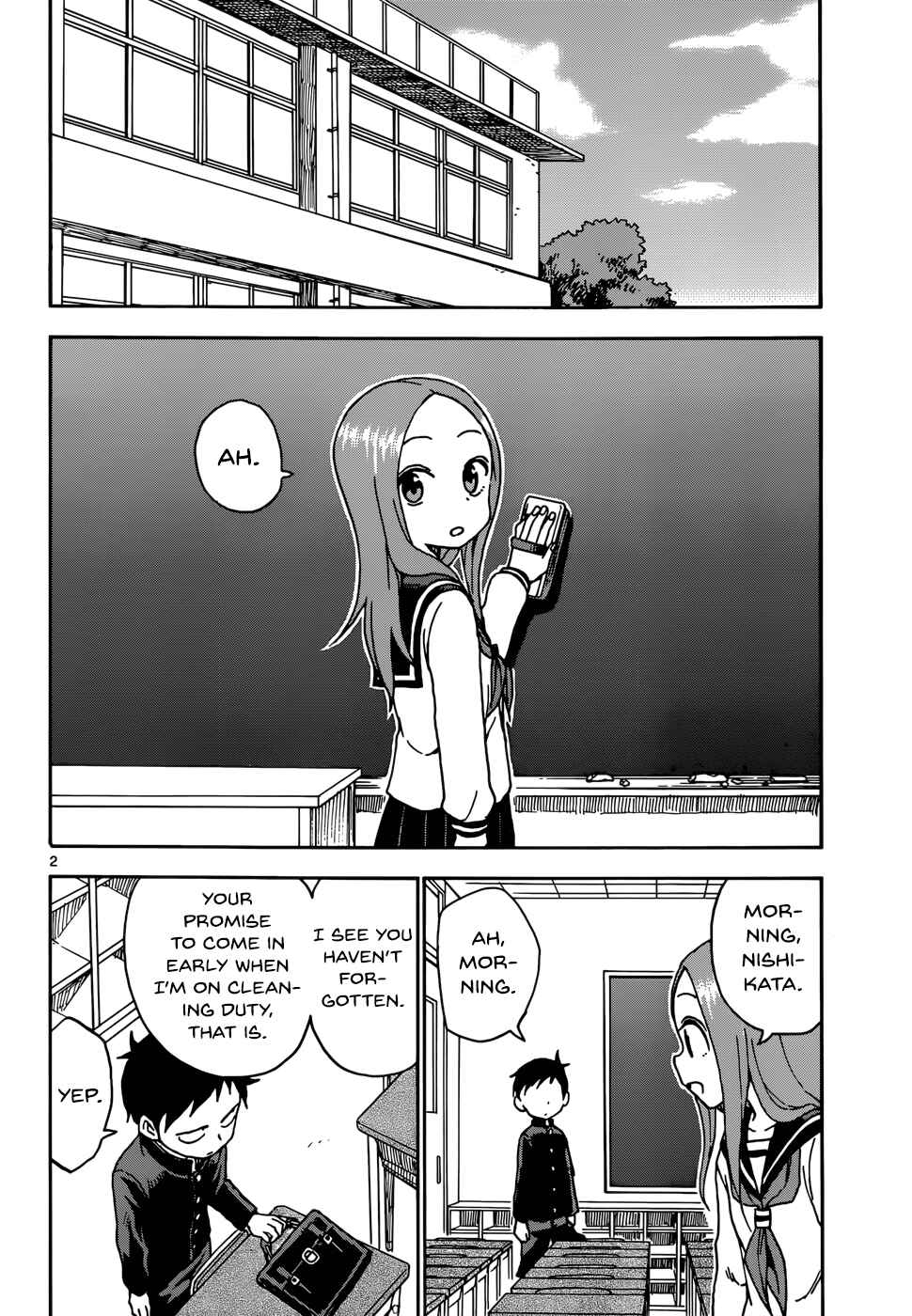 Karakai Jouzu no Takagi-san Chapter 41 page 1