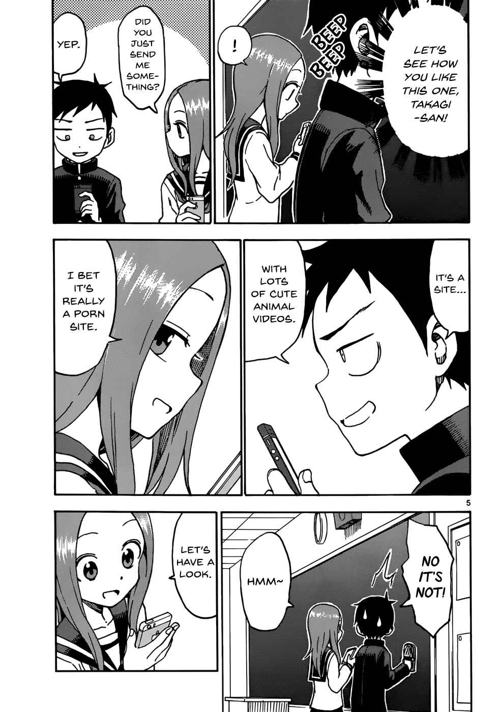 Karakai Jouzu no Takagi-san Chapter 41 page 4