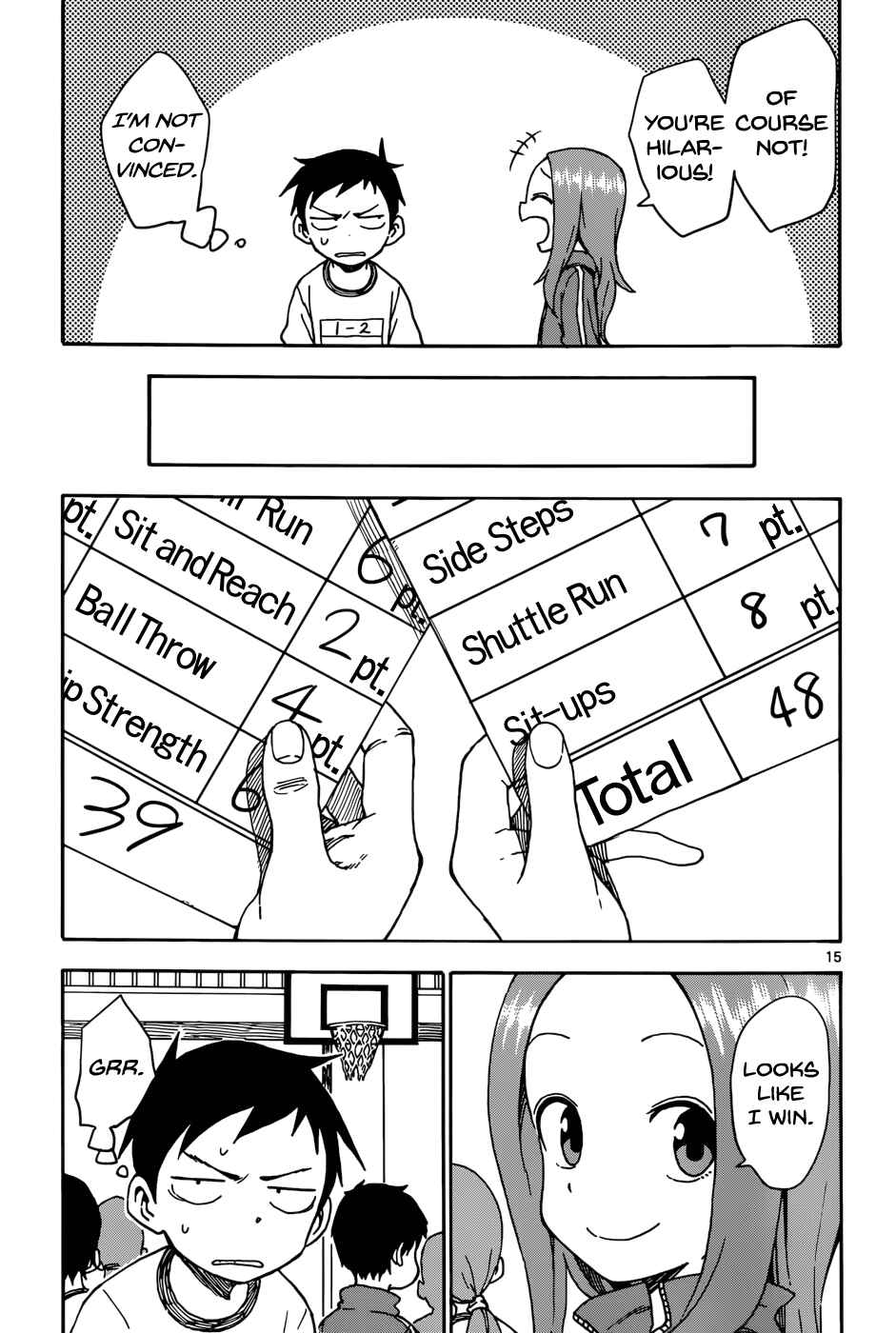 Karakai Jouzu no Takagi-san Chapter 53 page 15