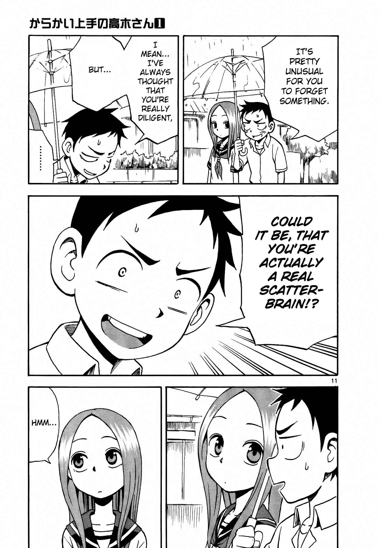 Karakai Jouzu no Takagi-san Chapter 7 page 11
