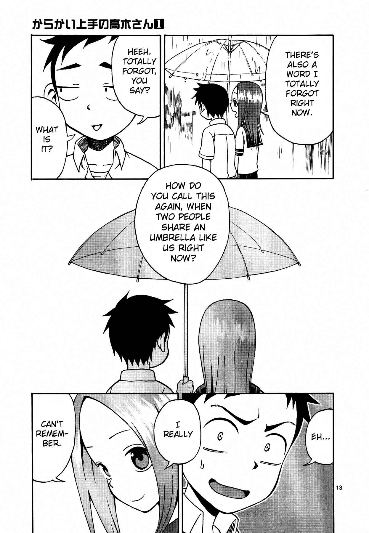 Karakai Jouzu no Takagi-san Chapter 7 page 13