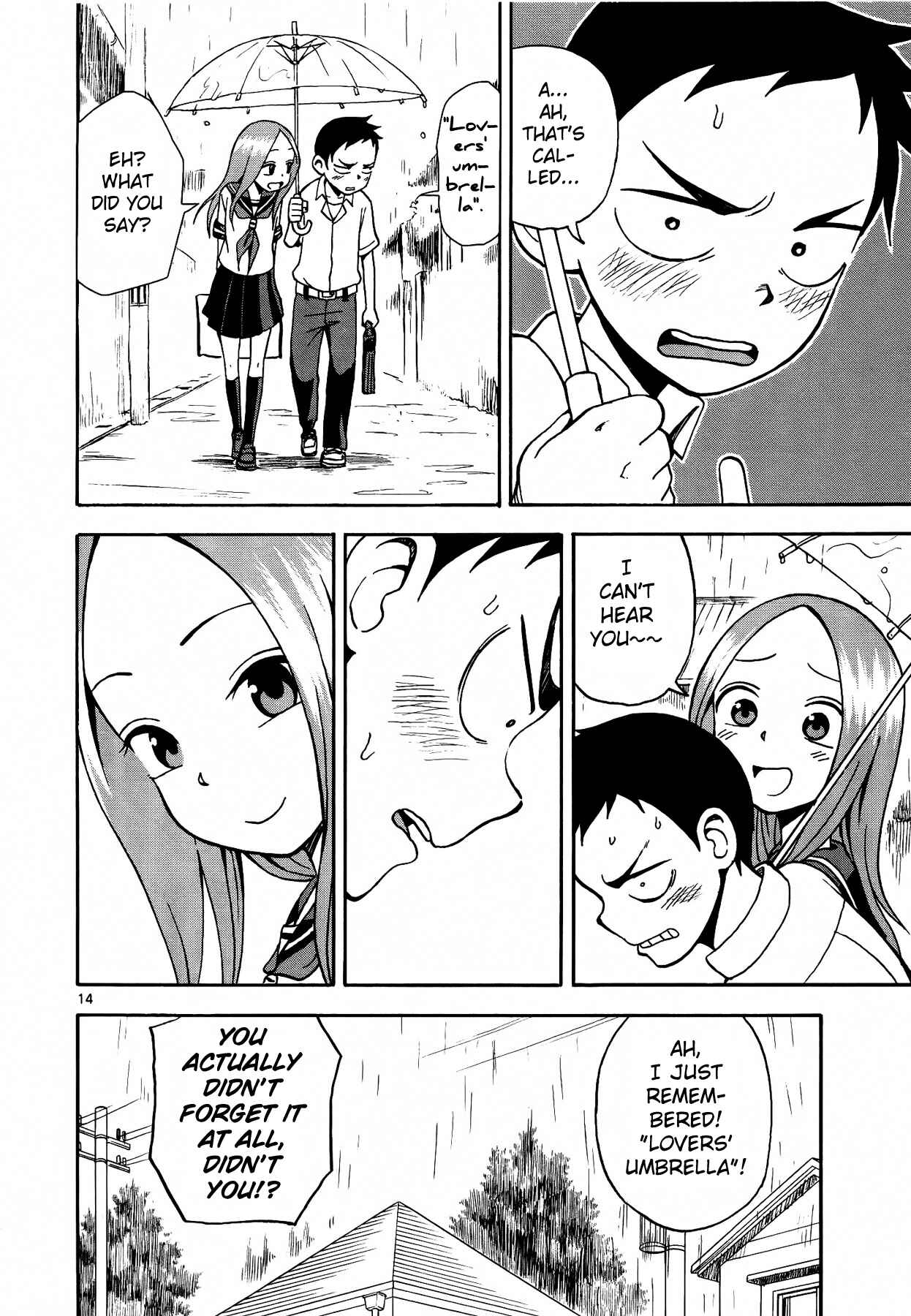 Karakai Jouzu no Takagi-san Chapter 7 page 14