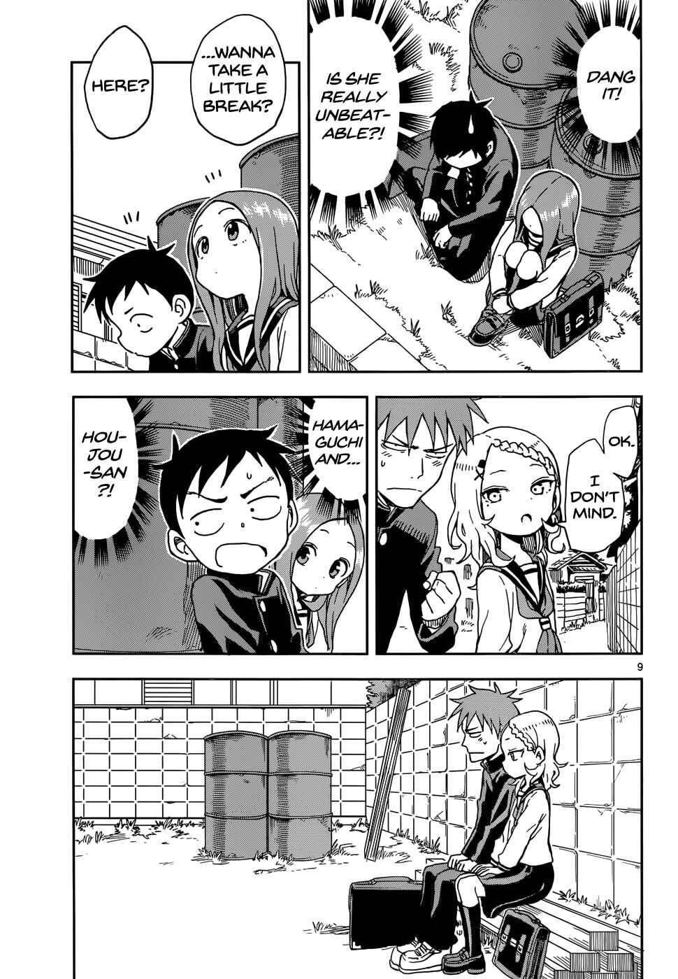 Karakai Jouzu no Takagi-san Chapter 71 page 9