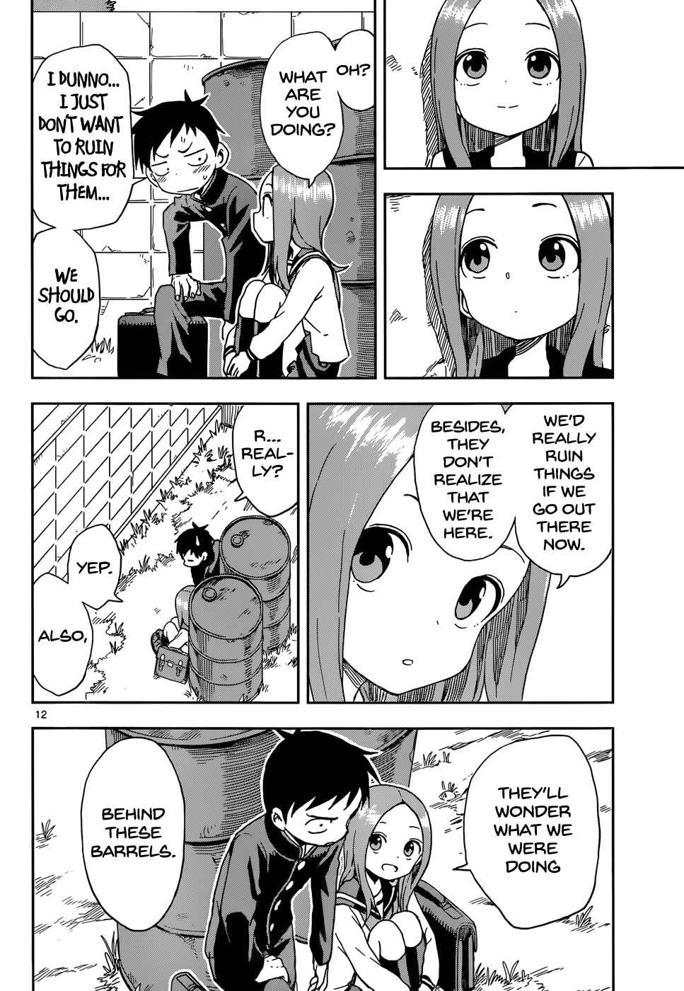 Karakai Jouzu no Takagi-san Chapter 71 page 12