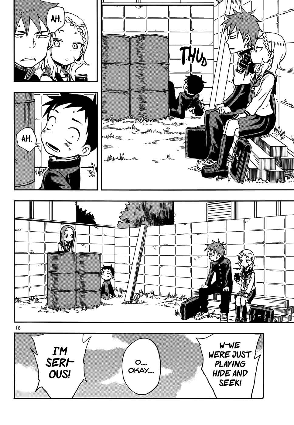 Karakai Jouzu no Takagi-san Chapter 71 page 16