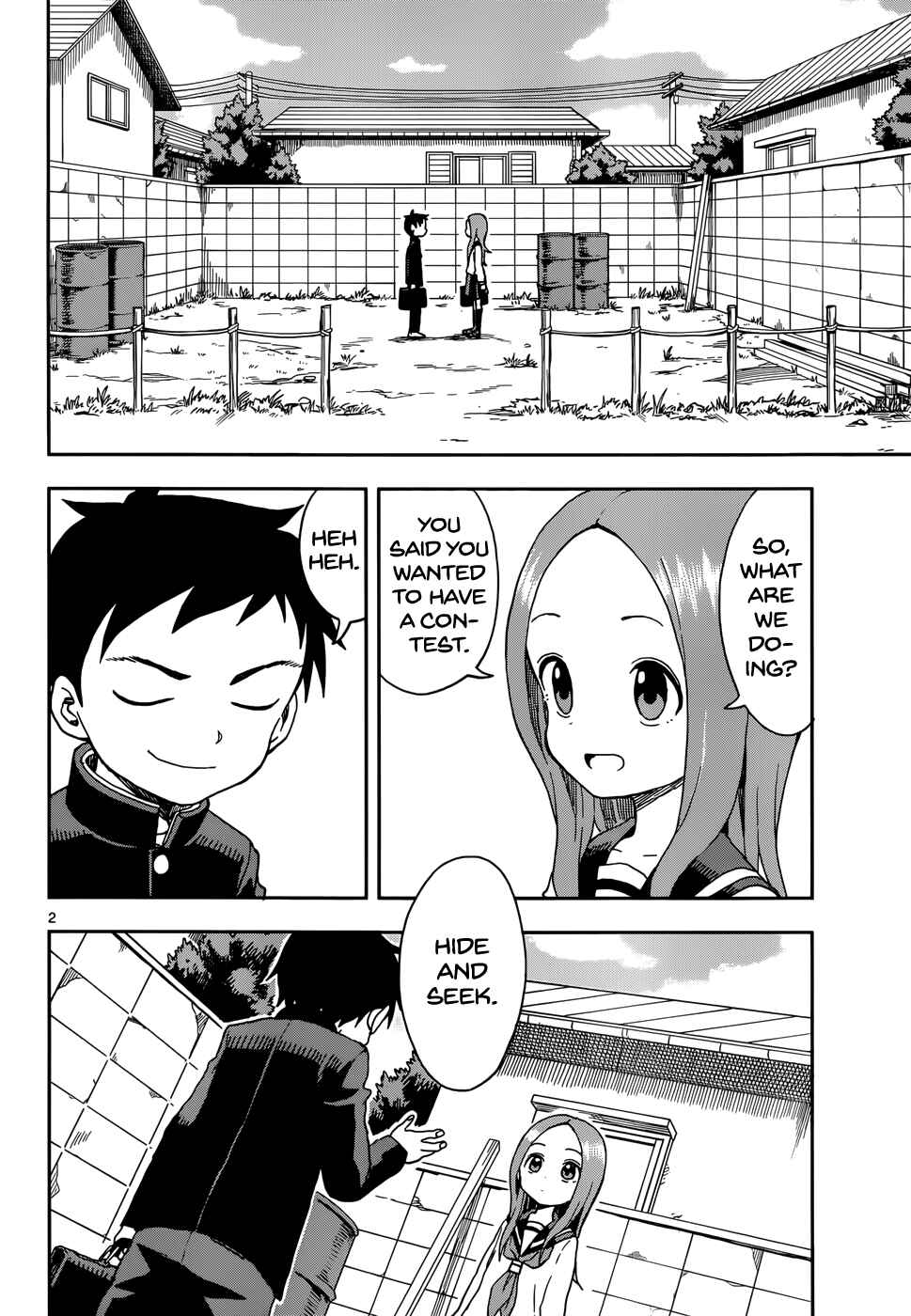 Karakai Jouzu no Takagi-san Chapter 71 page 2