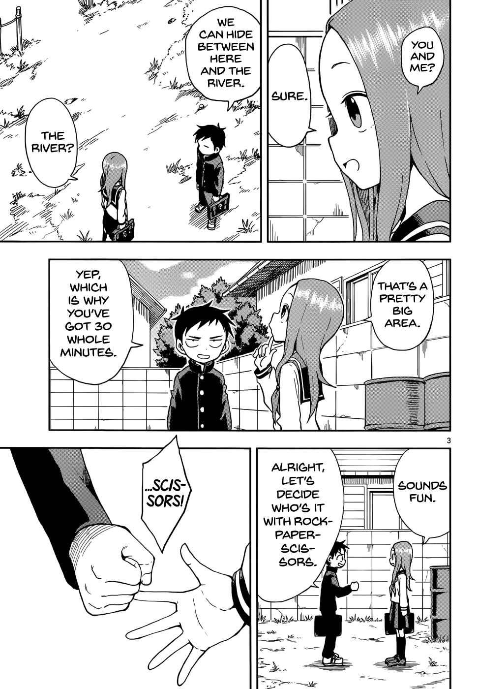 Karakai Jouzu no Takagi-san Chapter 71 page 3