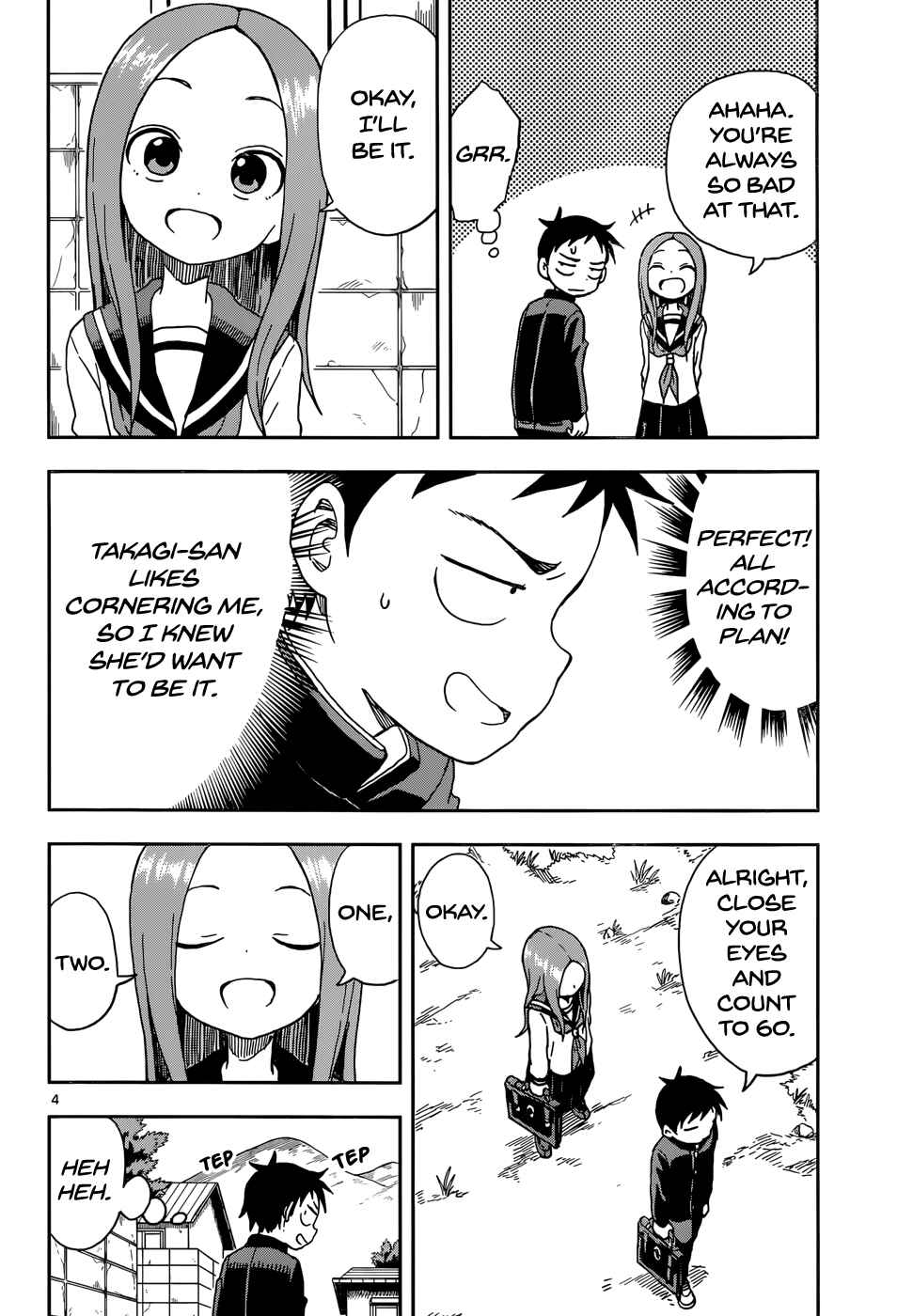 Karakai Jouzu no Takagi-san Chapter 71 page 4