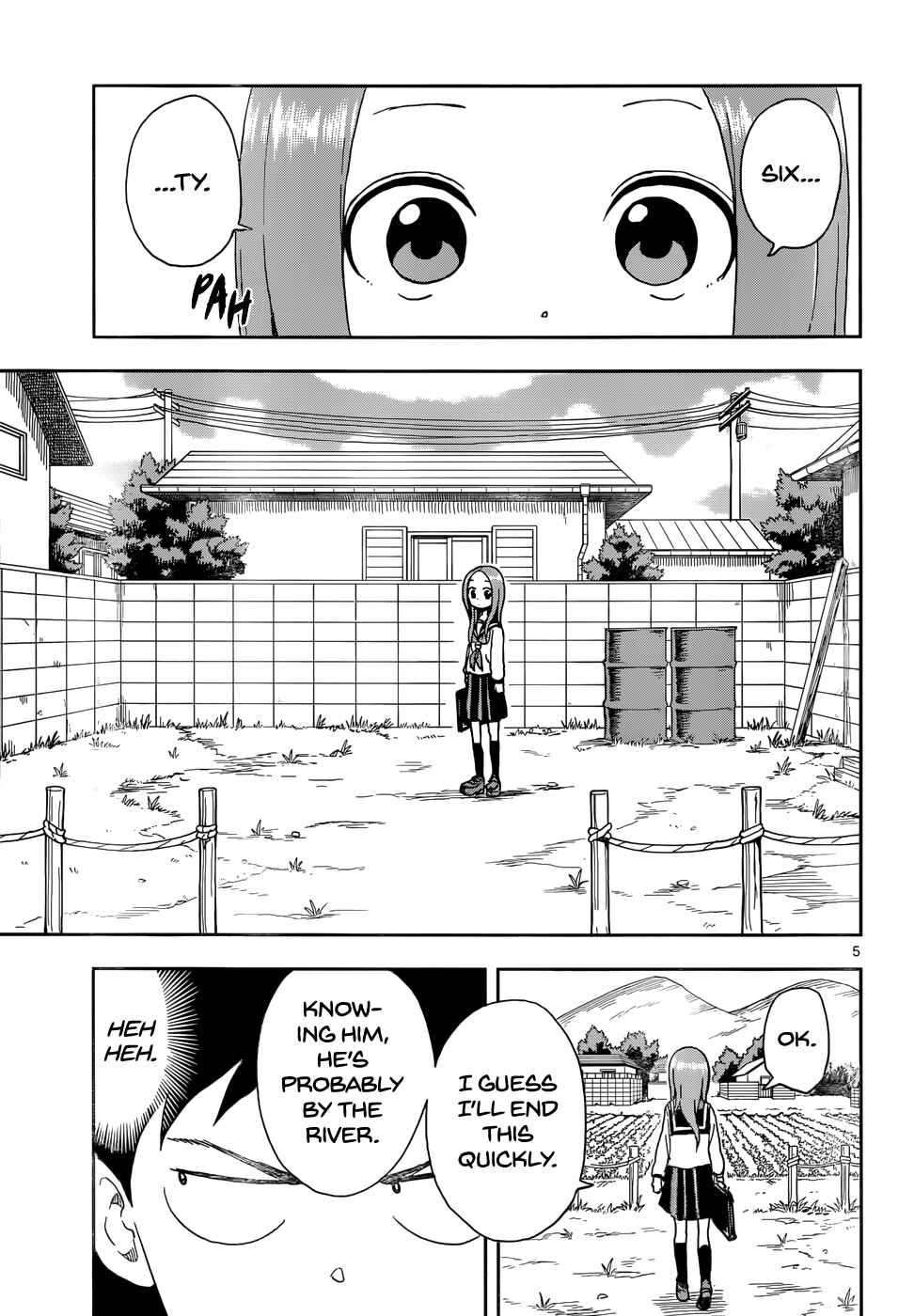 Karakai Jouzu no Takagi-san Chapter 71 page 5