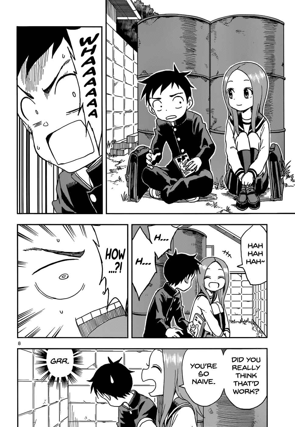 Karakai Jouzu no Takagi-san Chapter 71 page 8