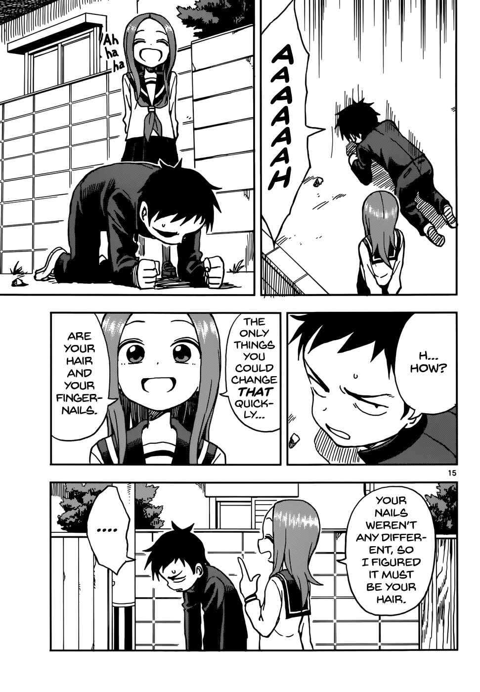Karakai Jouzu no Takagi-san Chapter 76 page 14
