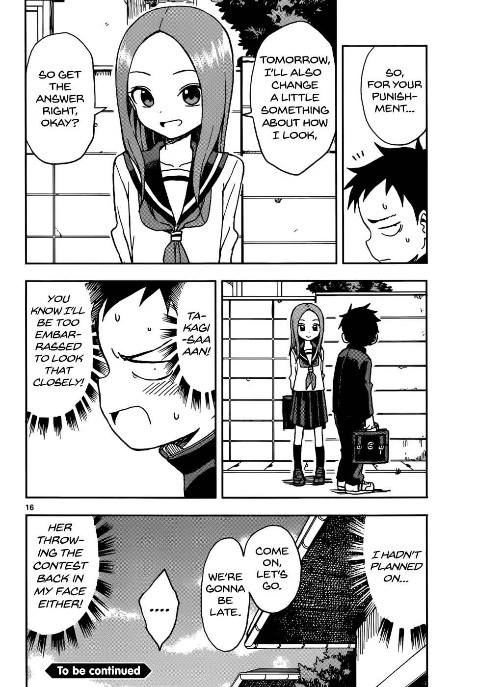Karakai Jouzu no Takagi-san Chapter 76 page 15
