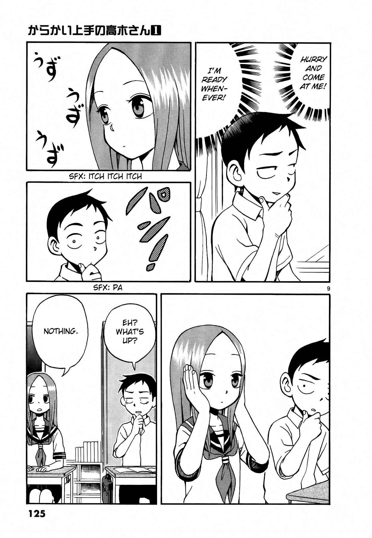 Karakai Jouzu no Takagi-san Chapter 8 page 9