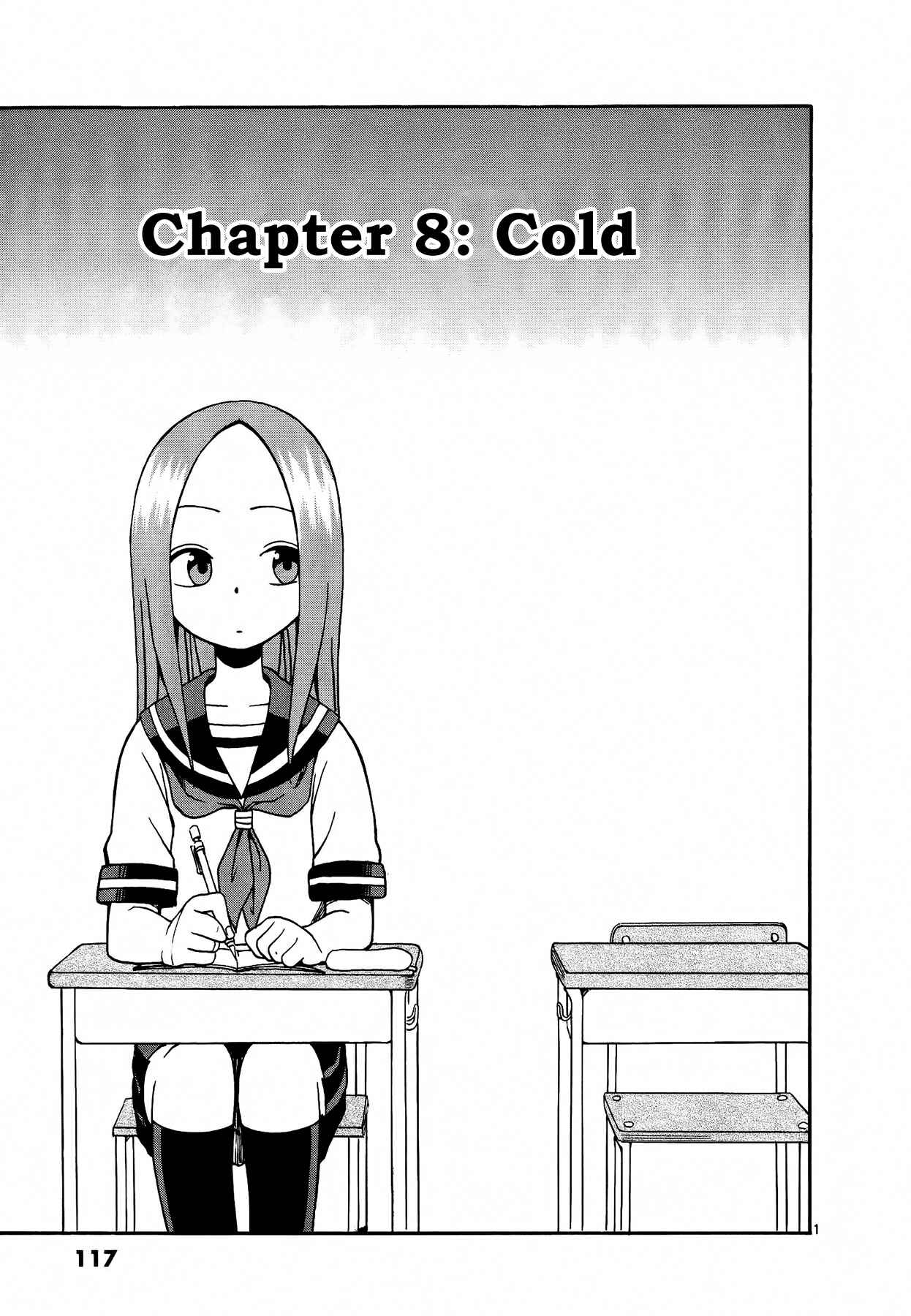 Karakai Jouzu no Takagi-san Chapter 8 page 1