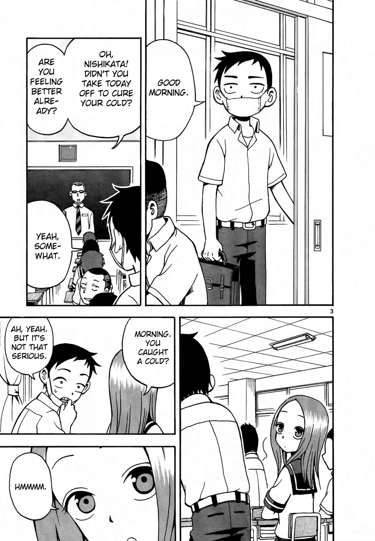 Karakai Jouzu no Takagi-san Chapter 8 page 3