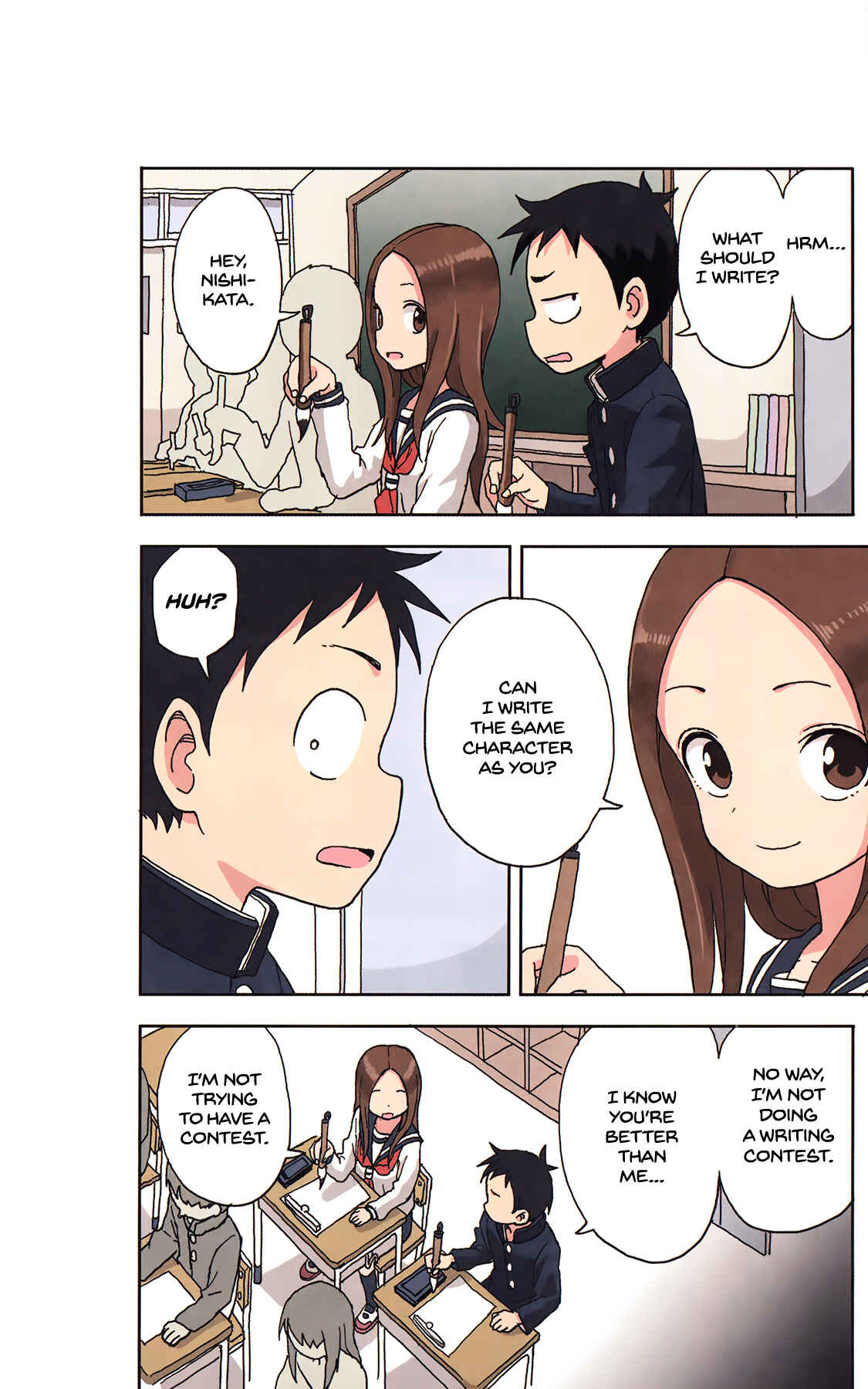 Karakai Jouzu no Takagi-san Chapter 84.5 page 2