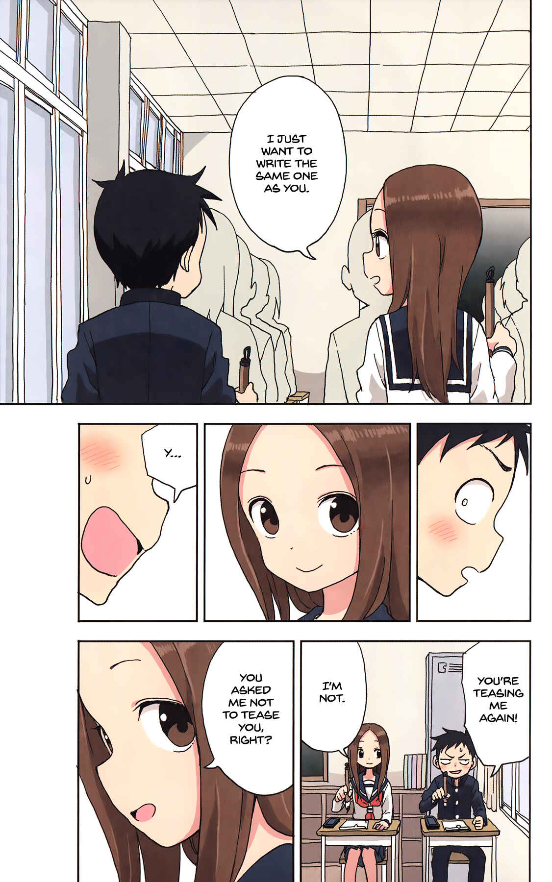 Karakai Jouzu no Takagi-san Chapter 84.5 page 3