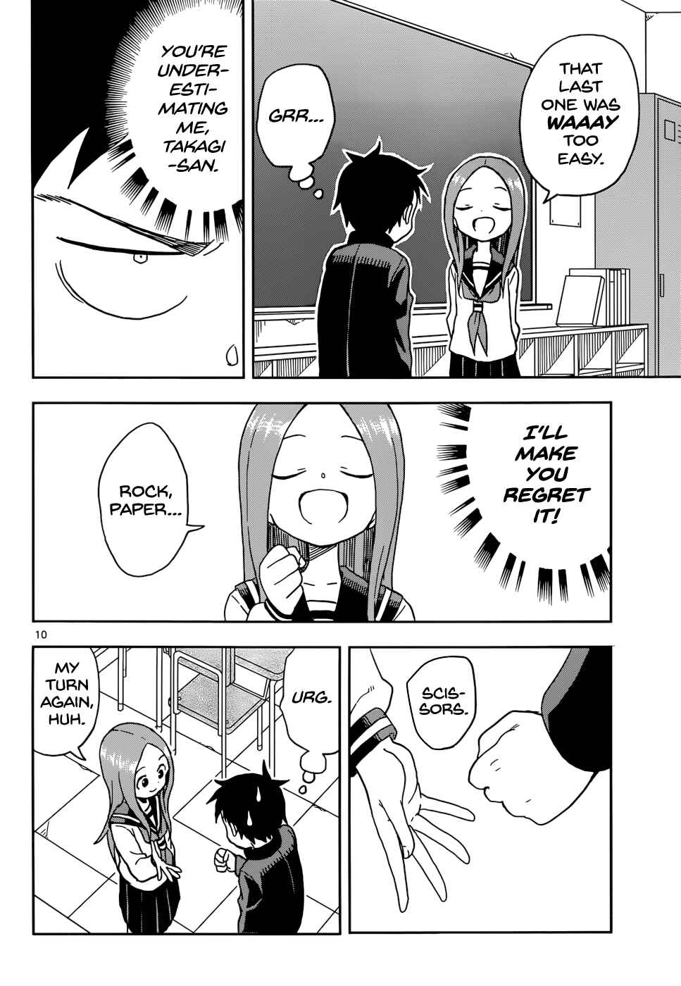 Karakai Jouzu no Takagi-san Chapter 89 page 10