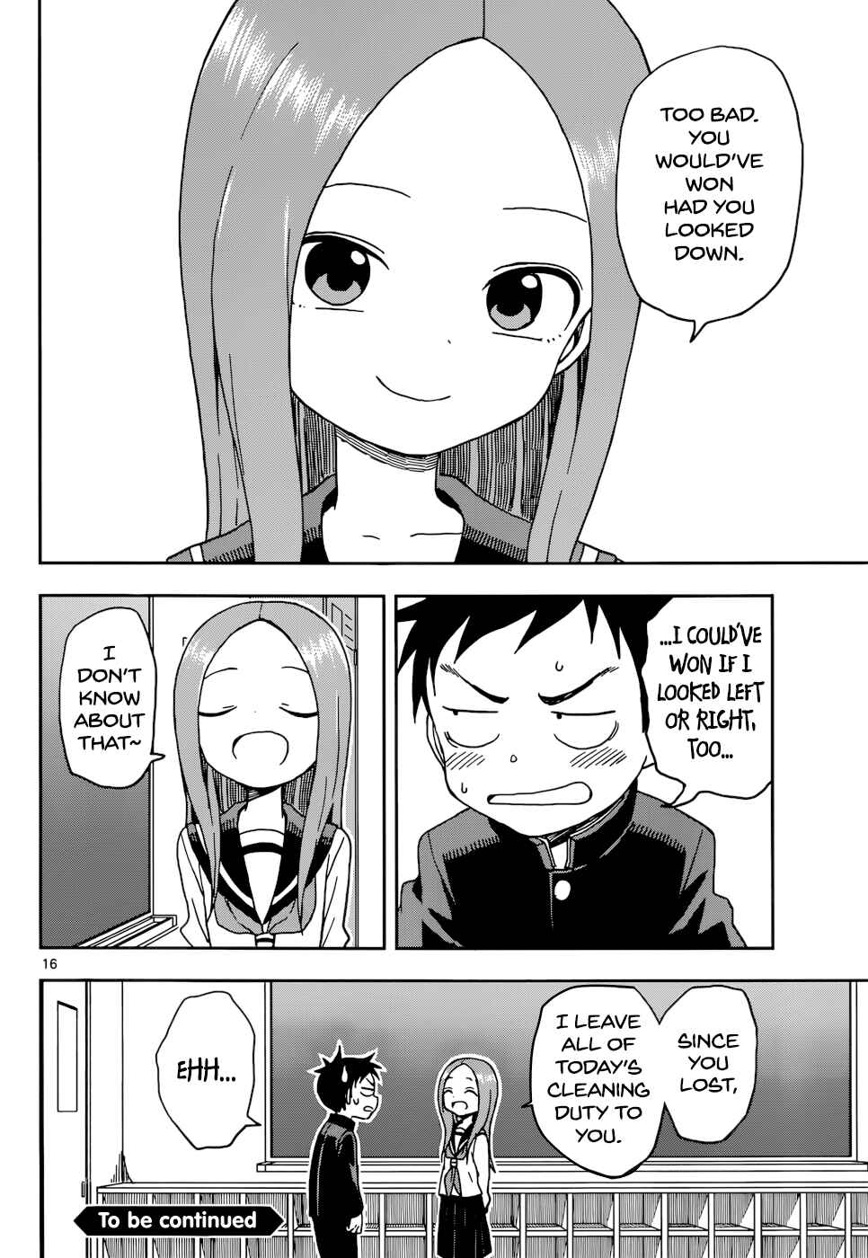 Karakai Jouzu no Takagi-san Chapter 89 page 16