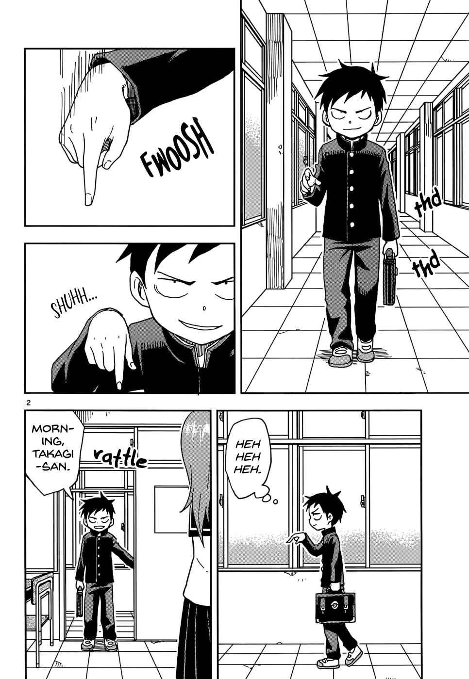 Karakai Jouzu no Takagi-san Chapter 89 page 2