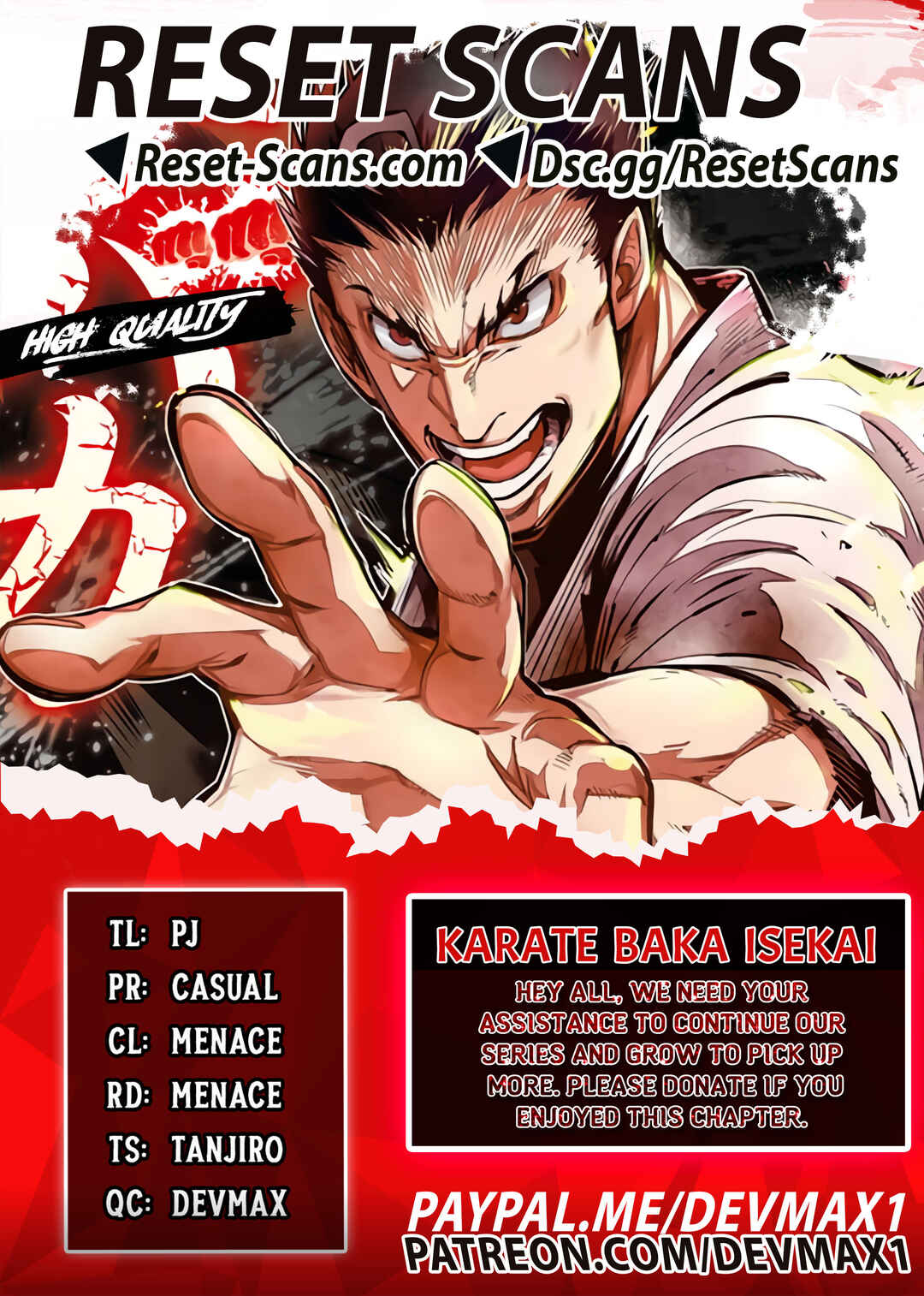 Karate Master Isekai Chapter 20.1 page 0