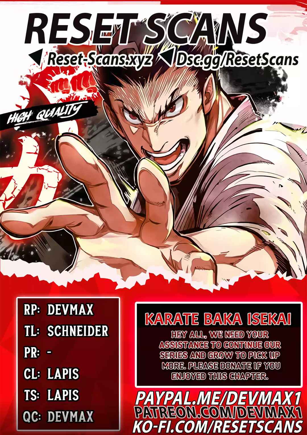 Karate Master Isekai Chapter 30 page 0