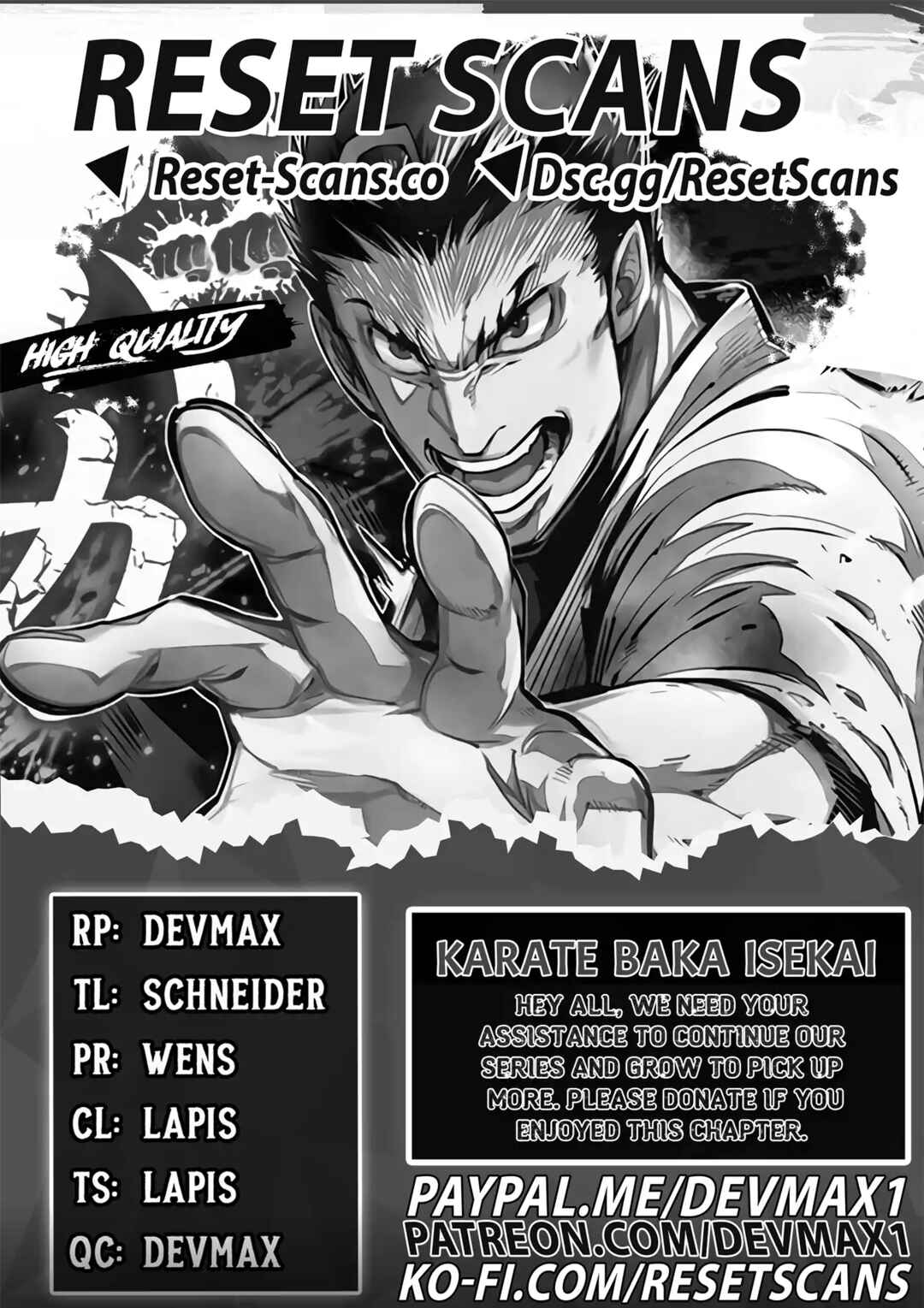 Karate Master Isekai Chapter 31 page 0