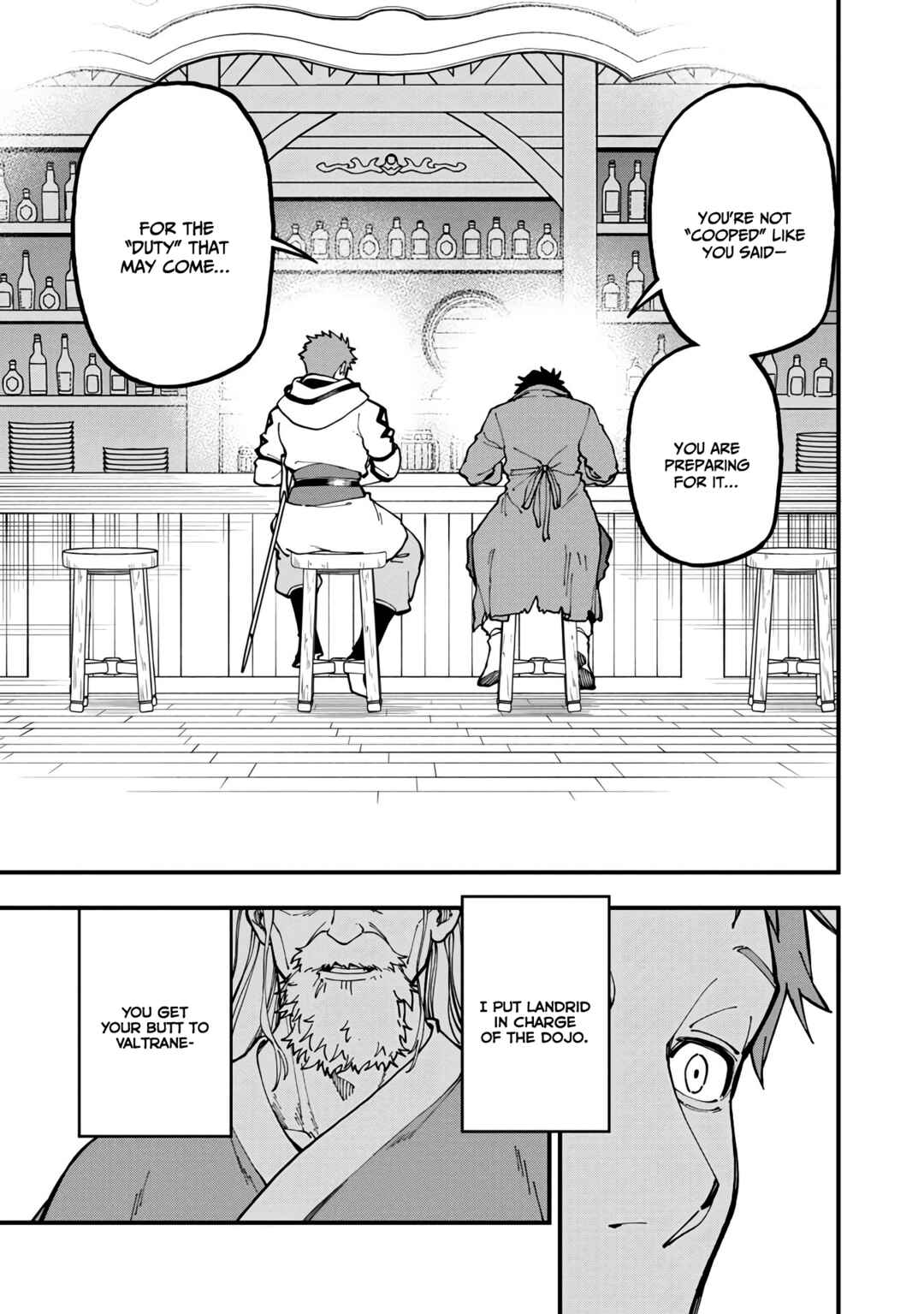 Katainaka no Ossan, Kensei ni Naru ~Tada no Inaka no Kenjutsu Shihan Datta noni, Taisei shita Deshi-tachi ga Ore wo Hottekurenai Ken~ Chapter 17 page 33