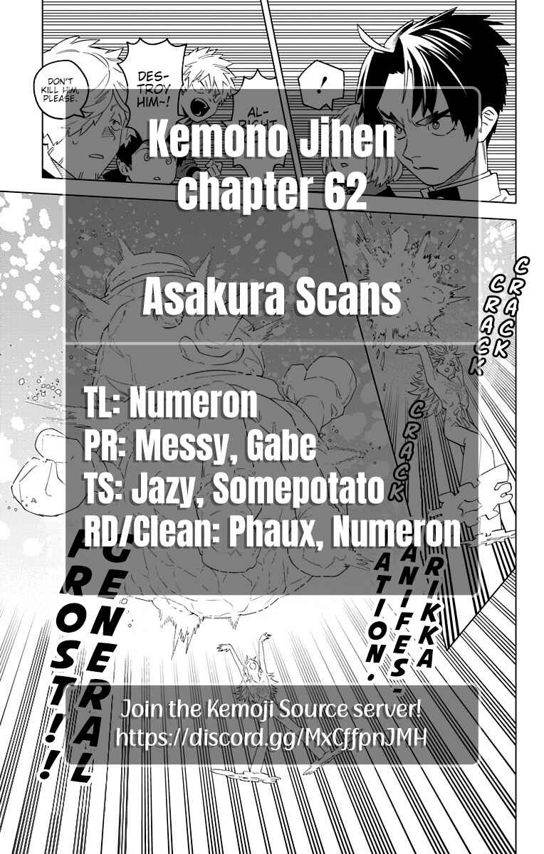 Kemono Jihen Chapter 62 page 30