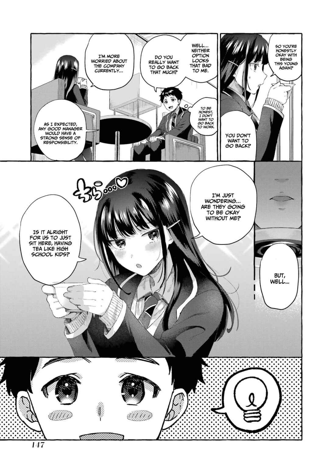 Kibishii Onna Joushi ga Koukousei ni Modottara Ore ni Dere Dere suru Riyuu ~Ryou Kataomoi no Yarinaoshi Koukousei Seikatsu~ Chapter 4 page 9