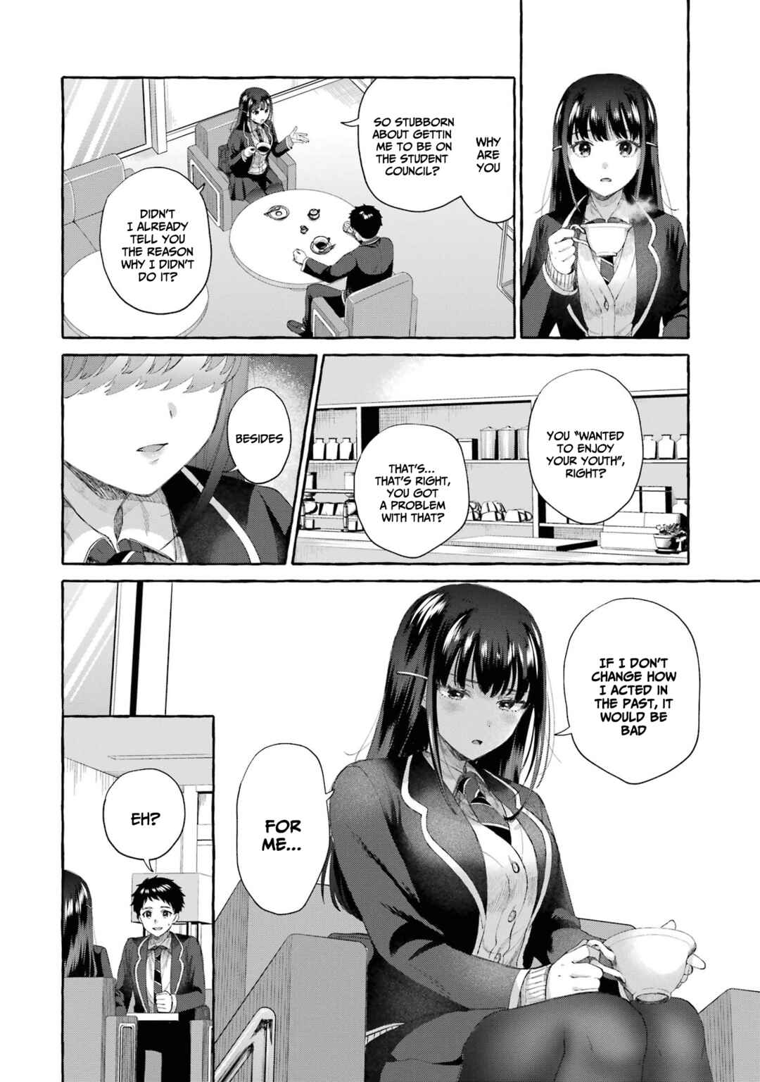 Kibishii Onna Joushi ga Koukousei ni Modottara Ore ni Dere Dere suru Riyuu ~Ryou Kataomoi no Yarinaoshi Koukousei Seikatsu~ Chapter 4 page 12