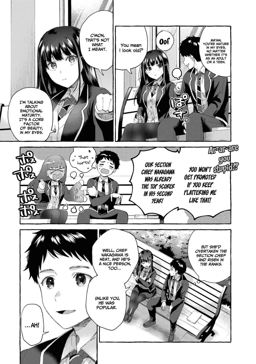 Kibishii Onna Joushi ga Koukousei ni Modottara Ore ni Dere Dere suru Riyuu ~Ryou Kataomoi no Yarinaoshi Koukousei Seikatsu~ Chapter 4 page 23
