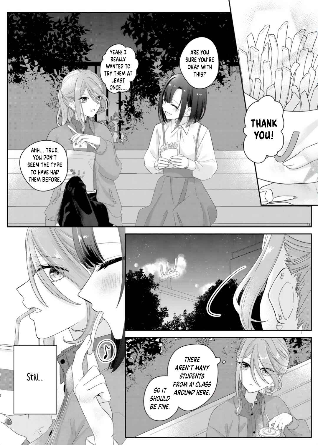 Kimi Meku Yoru ni Kogarete Chapter 9 page 1