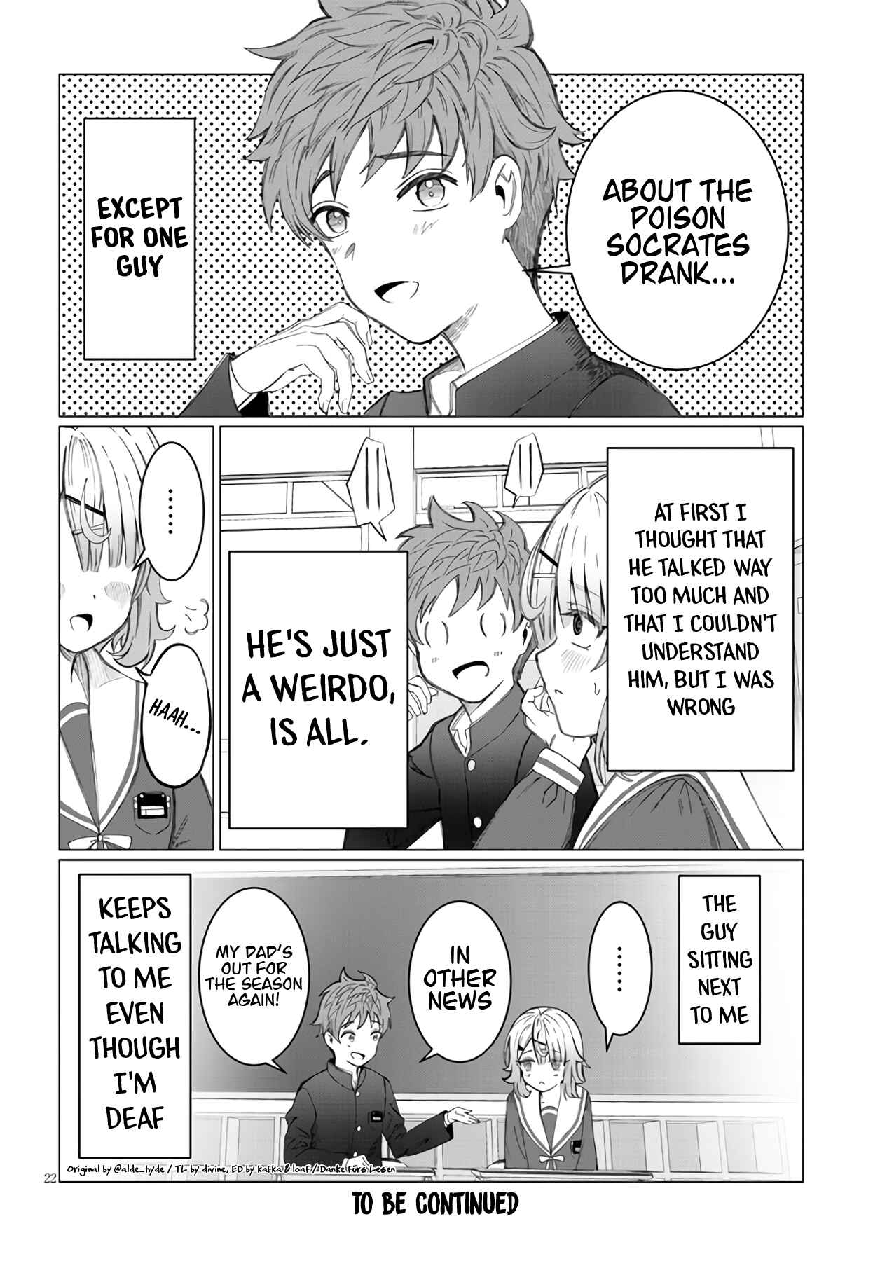 Kimi wa Yakamashi Tojite yo Kuchi o! Chapter 1 page 23
